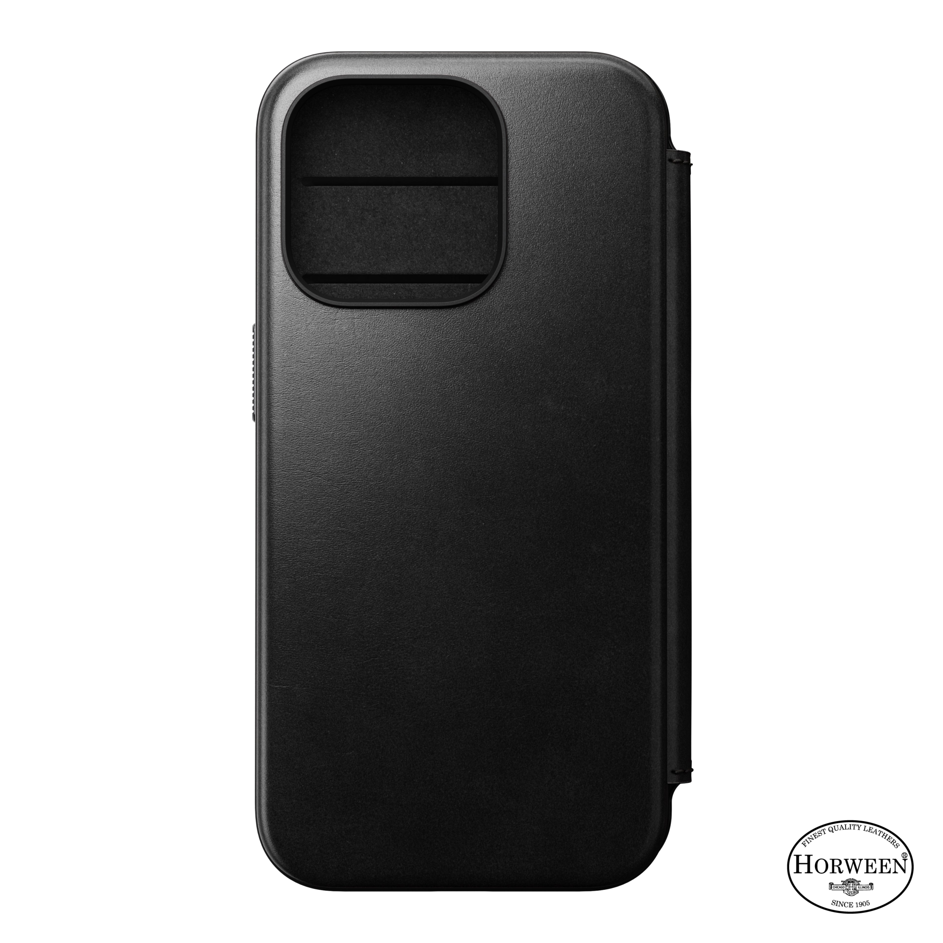 Modern Horween Leather Folio for iPhone 15 Series