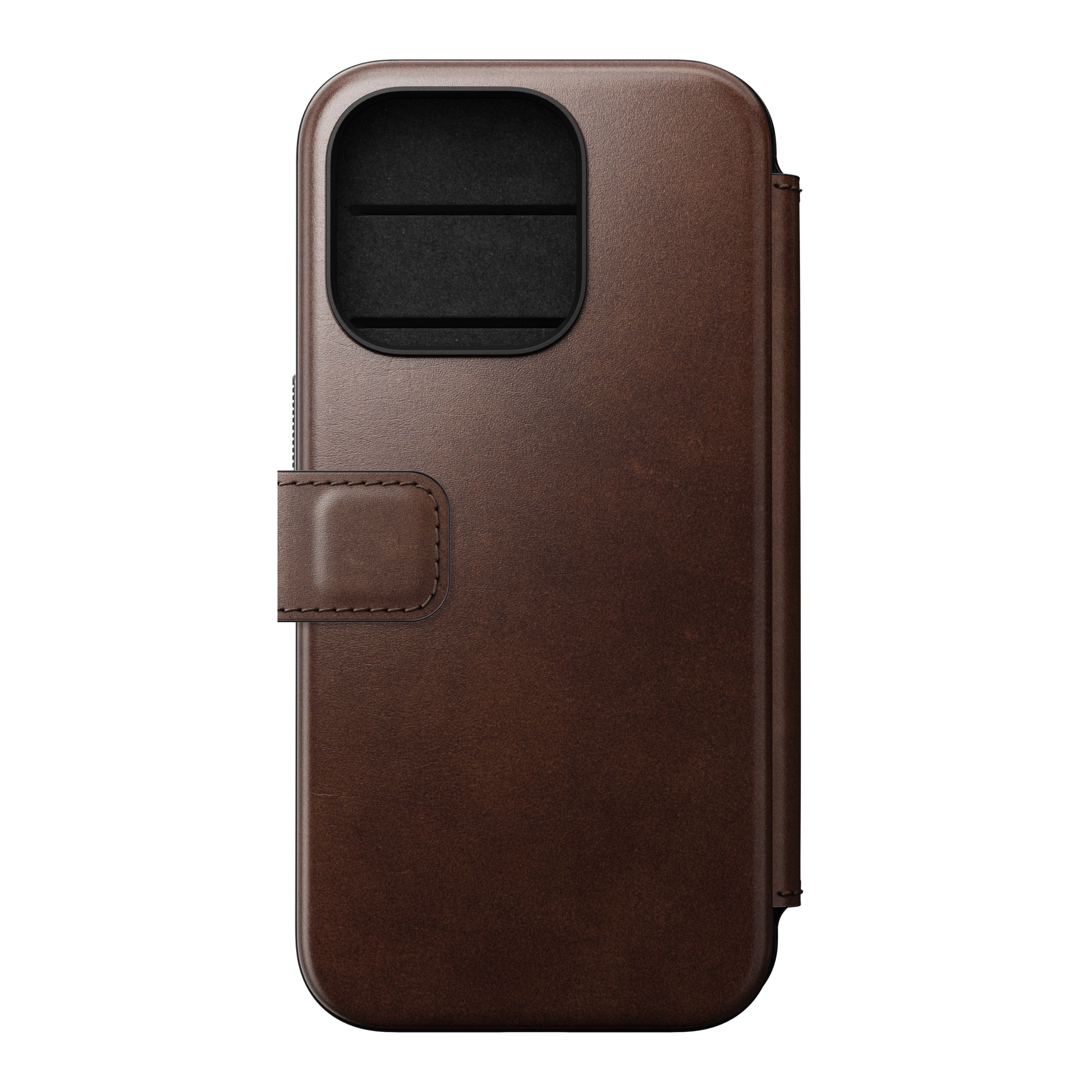 Modern Horween Leather Folio for iPhone 15 Series