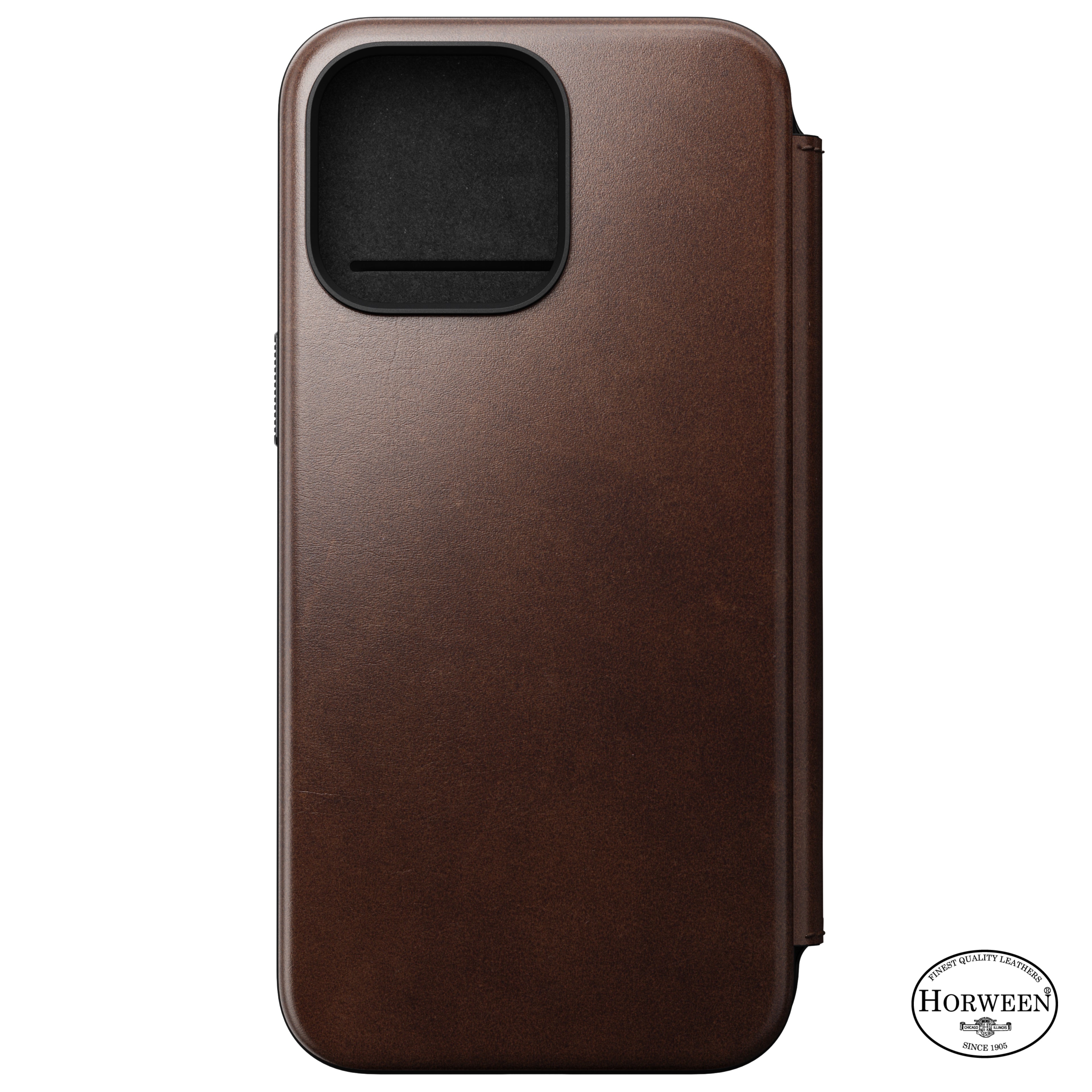 Modern Horween Leather Folio for iPhone 15 Series