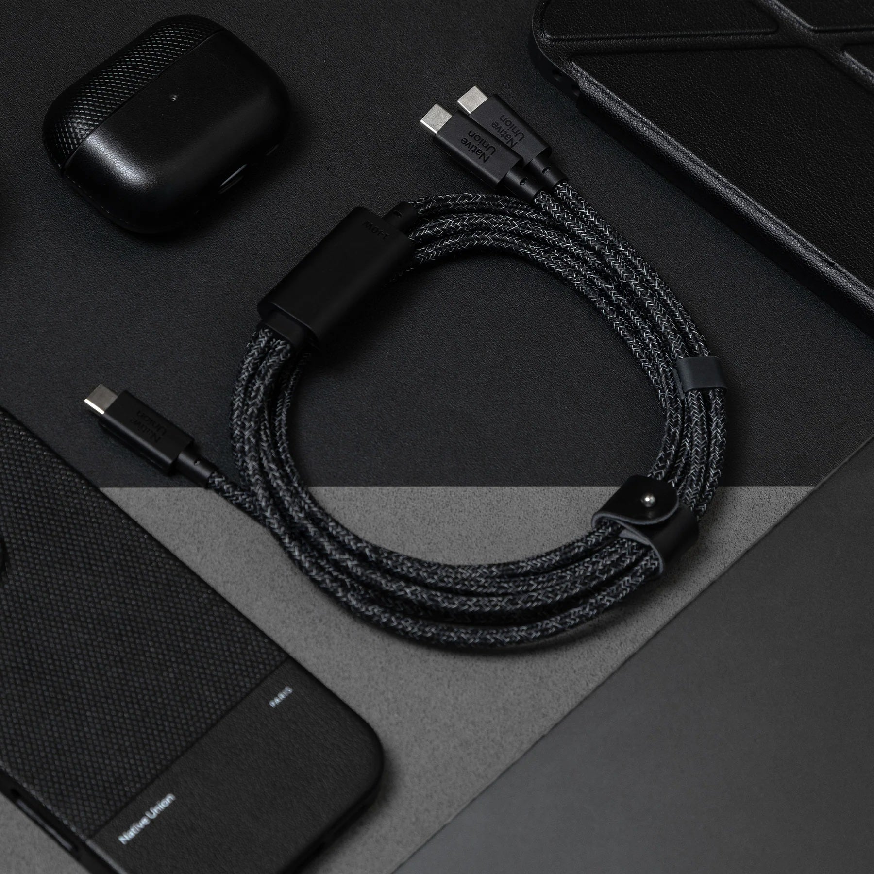 Belt Cable 2-in-1 USB-C to USB-C & USB-C Cable (140W)