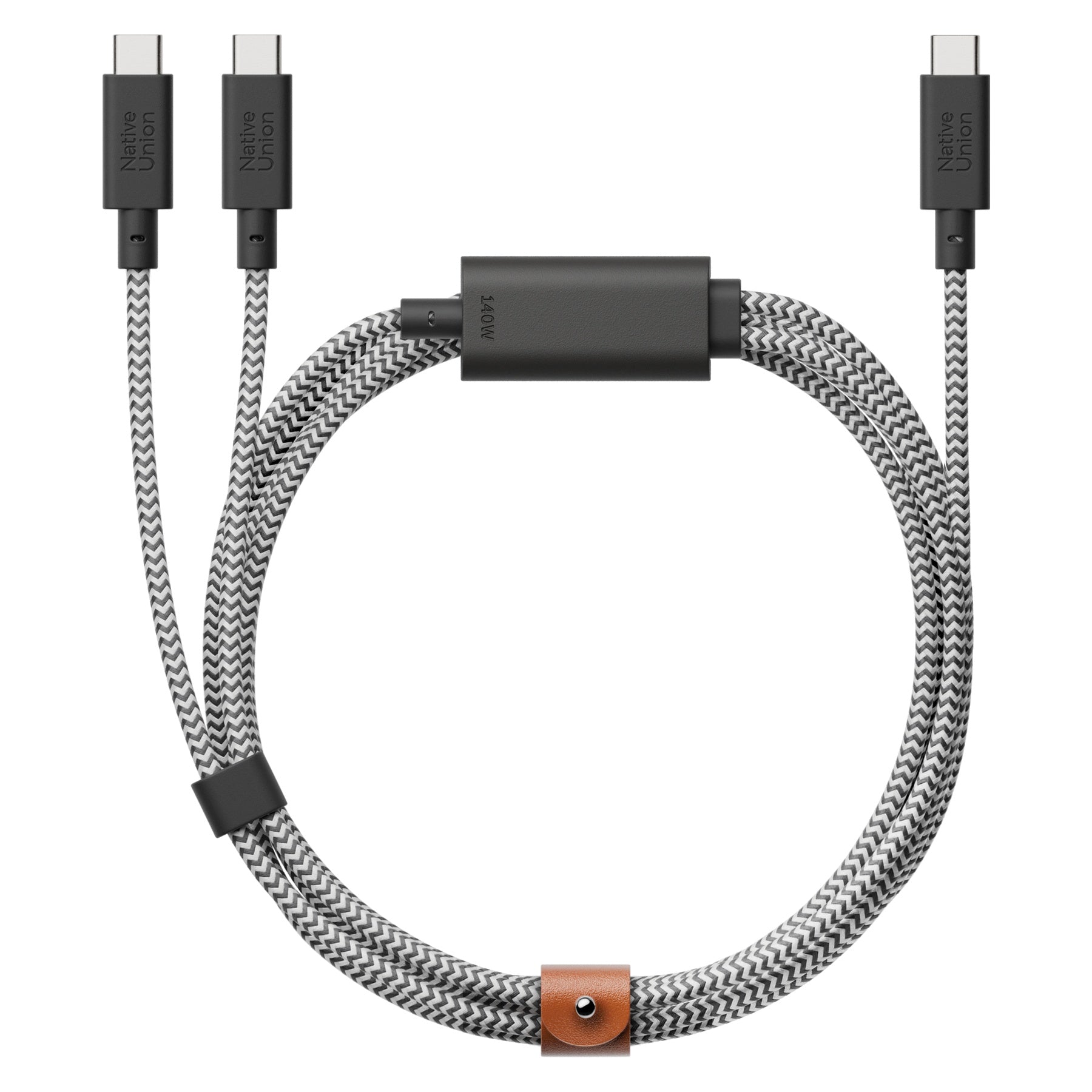 Belt Cable 2-in-1 USB-C to USB-C & USB-C Cable (140W)