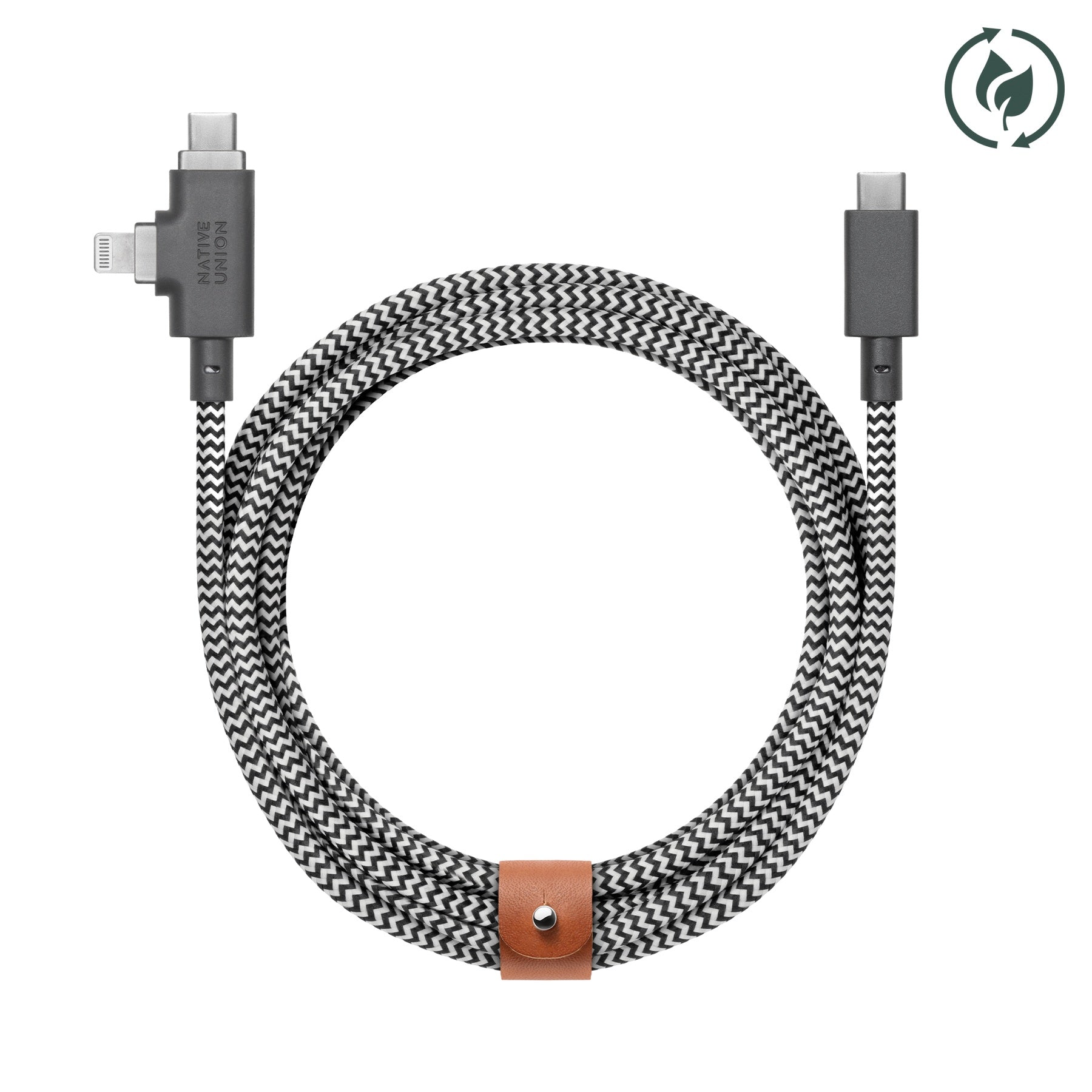 Belt Cable Duo Pro 240W (USB-C to USB-C & Lightning)