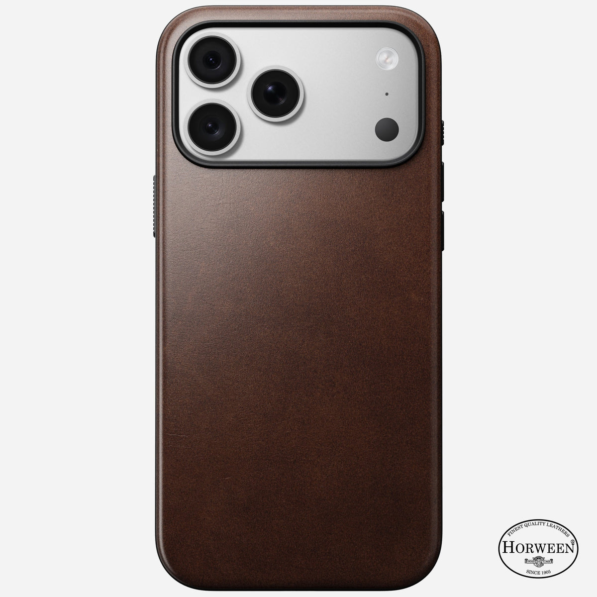 Modern Horween Leather Case for iPhone 18 Pro and Pro Max