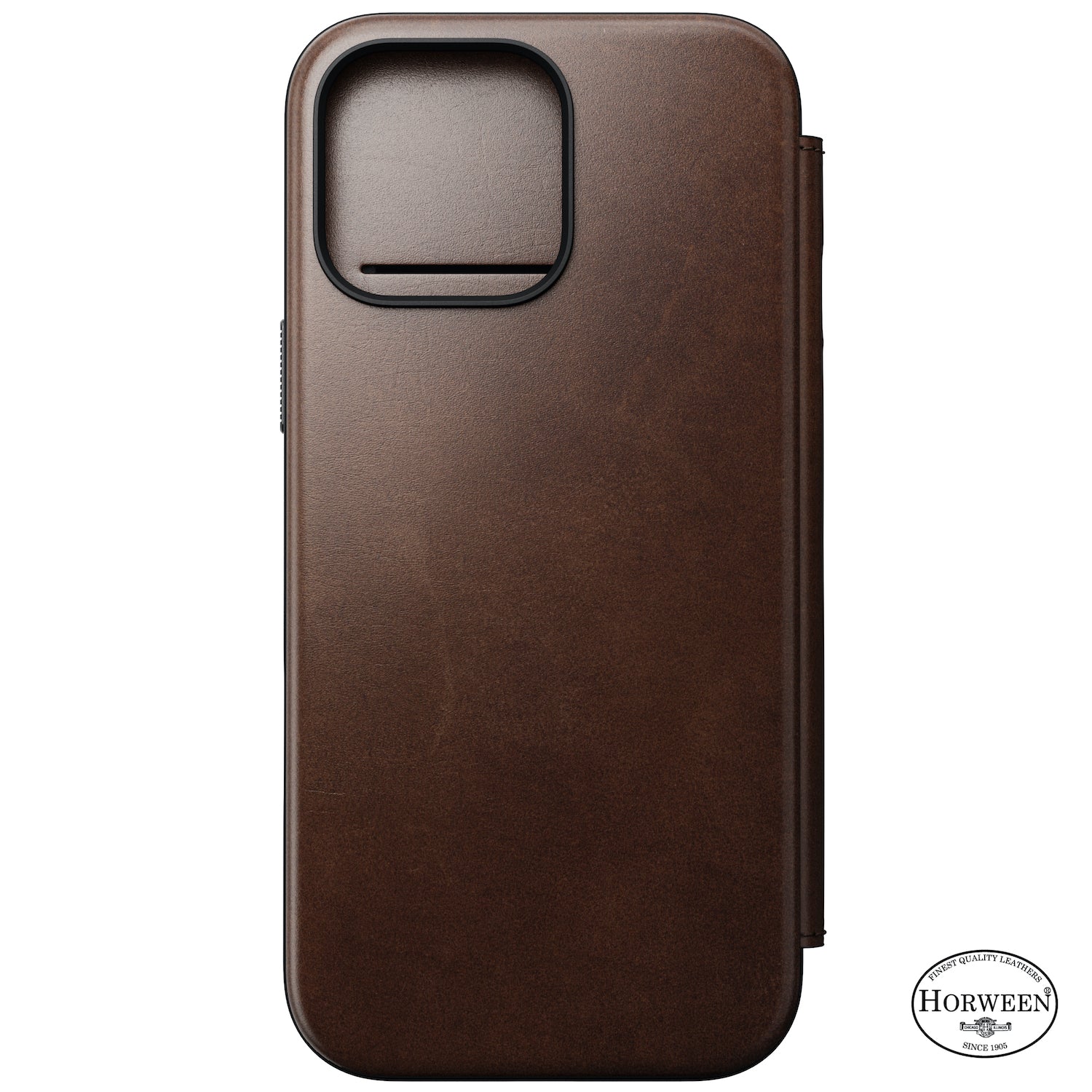 Modern Horween Leather Folio for iPhone 16 Pro and Pro Max
