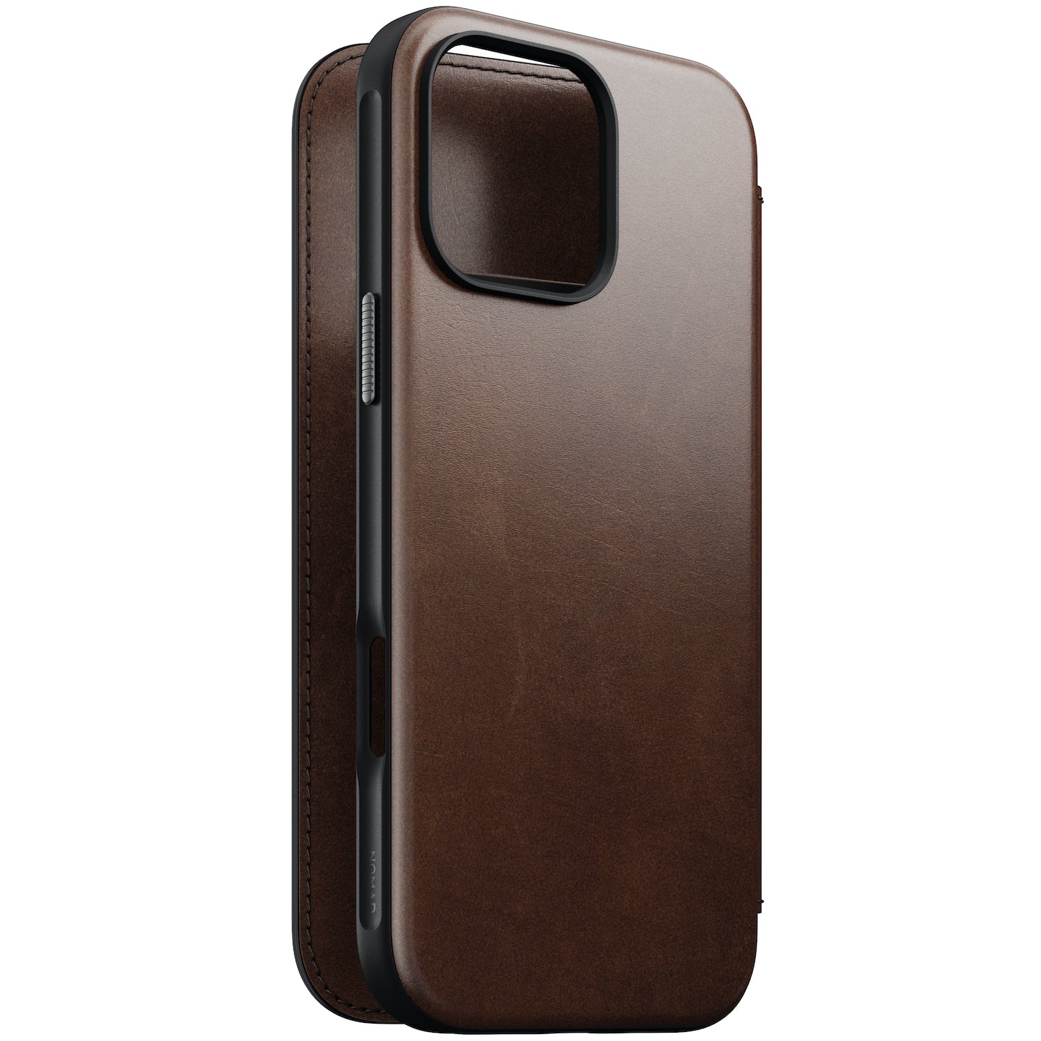 Modern Horween Leather Folio for iPhone 16 Pro and Pro Max