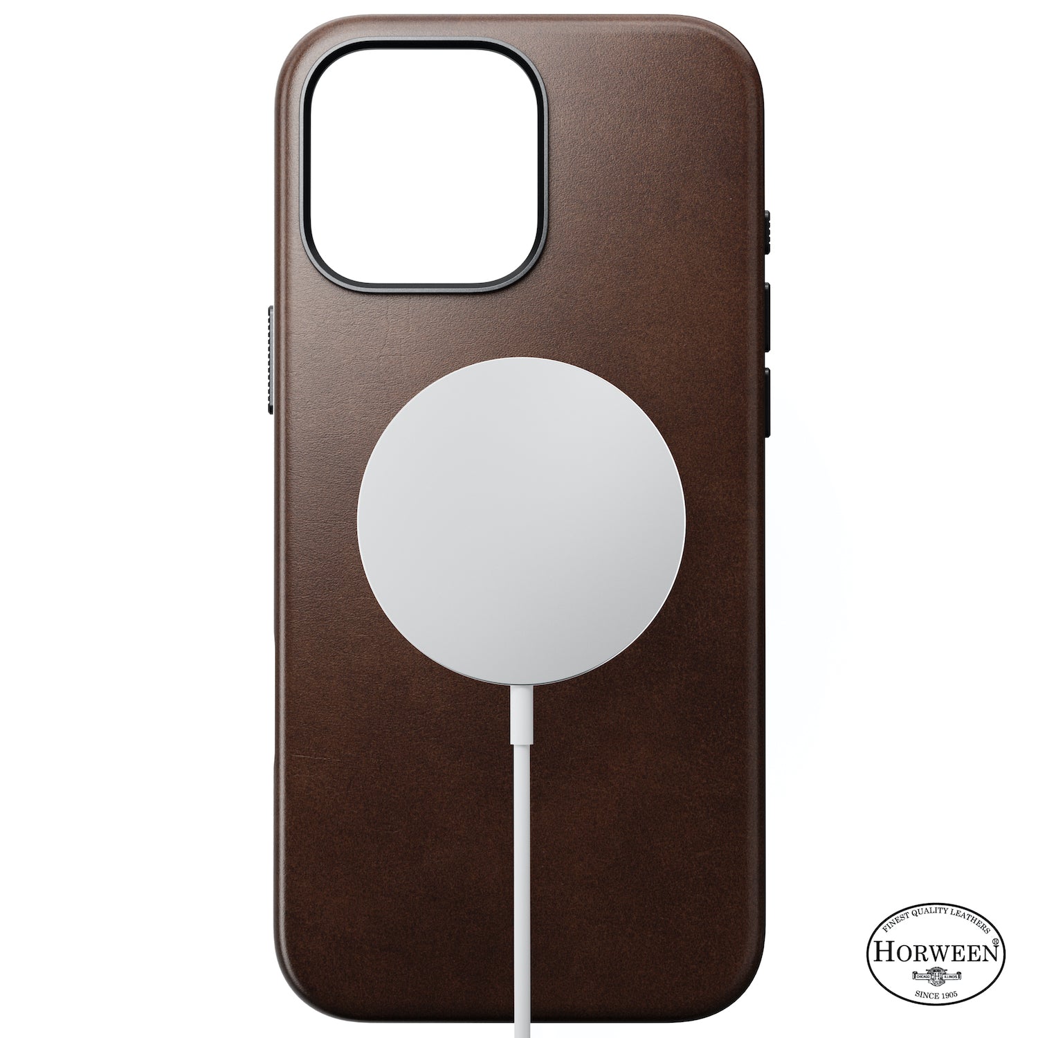 Traditional Horween Leather Case for iPhone 16 Pro and Pro Max