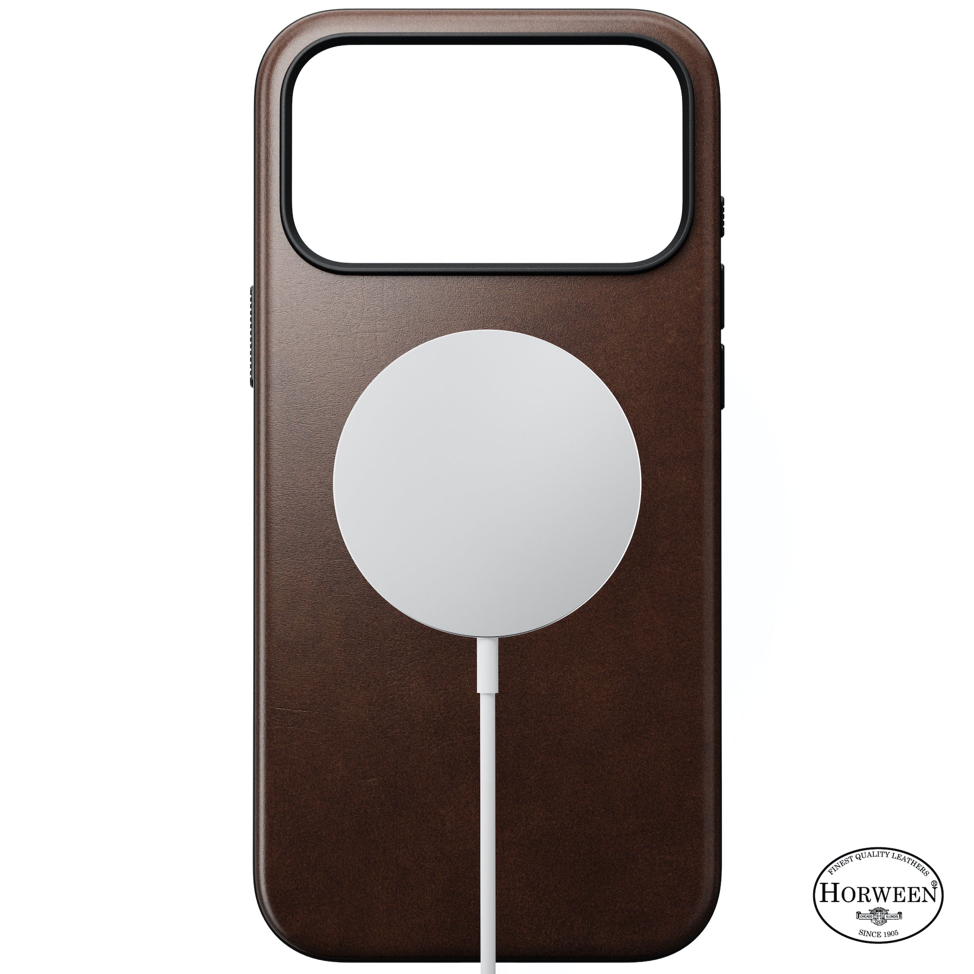 Modern Horween Leather Case for iPhone 17 Pro and Pro Max