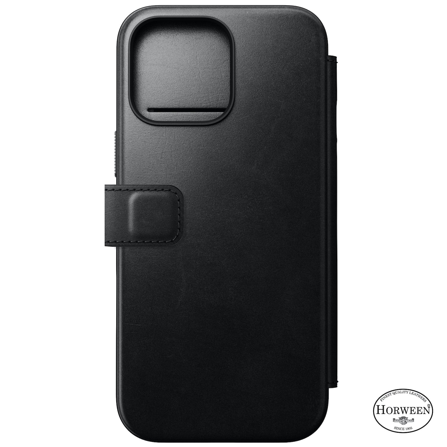 Modern Horween Leather Folio for iPhone 16 Pro and Pro Max