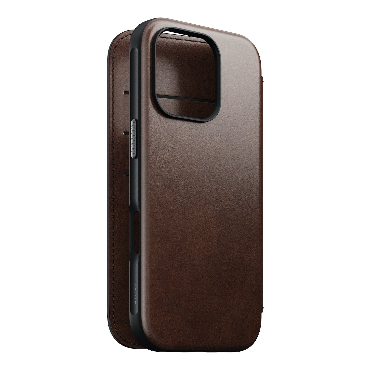 Modern Horween Leather Folio for iPhone 16 Pro and Pro Max