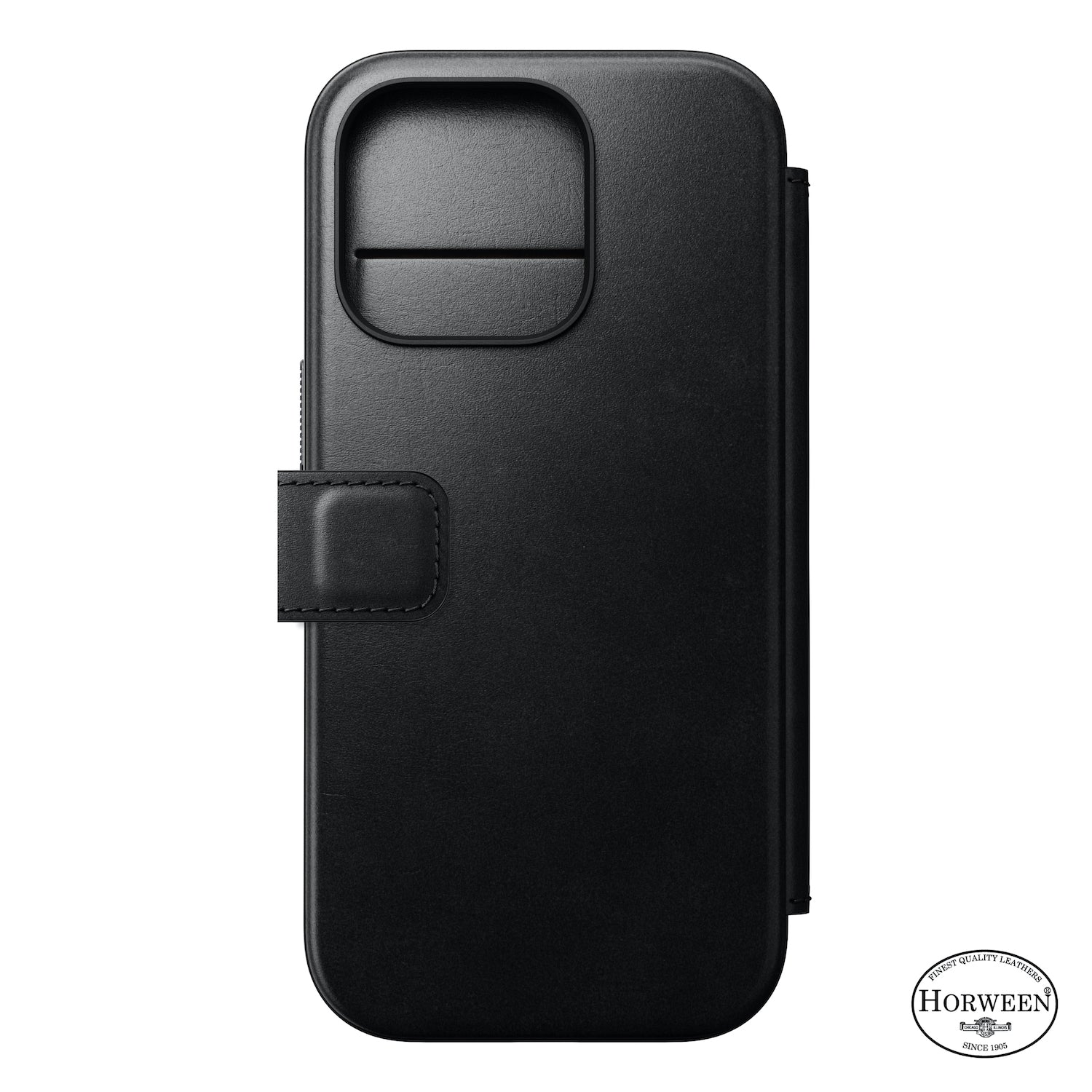 Modern Horween Leather Folio for iPhone 16 Pro and Pro Max