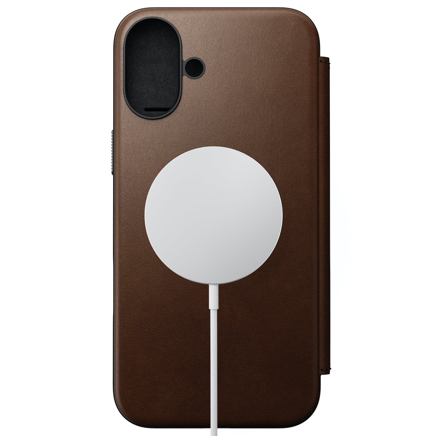 Modern Leather Folio for iPhone 16 Series