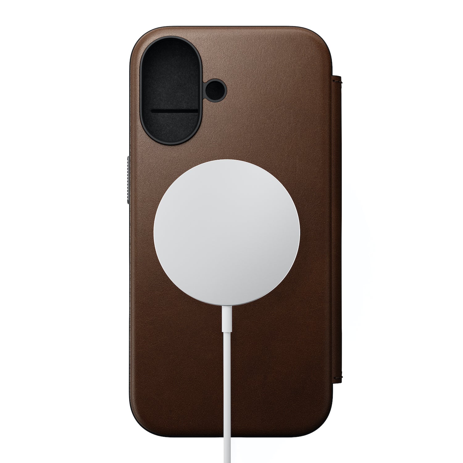 Modern Leather Folio for iPhone 16 Series