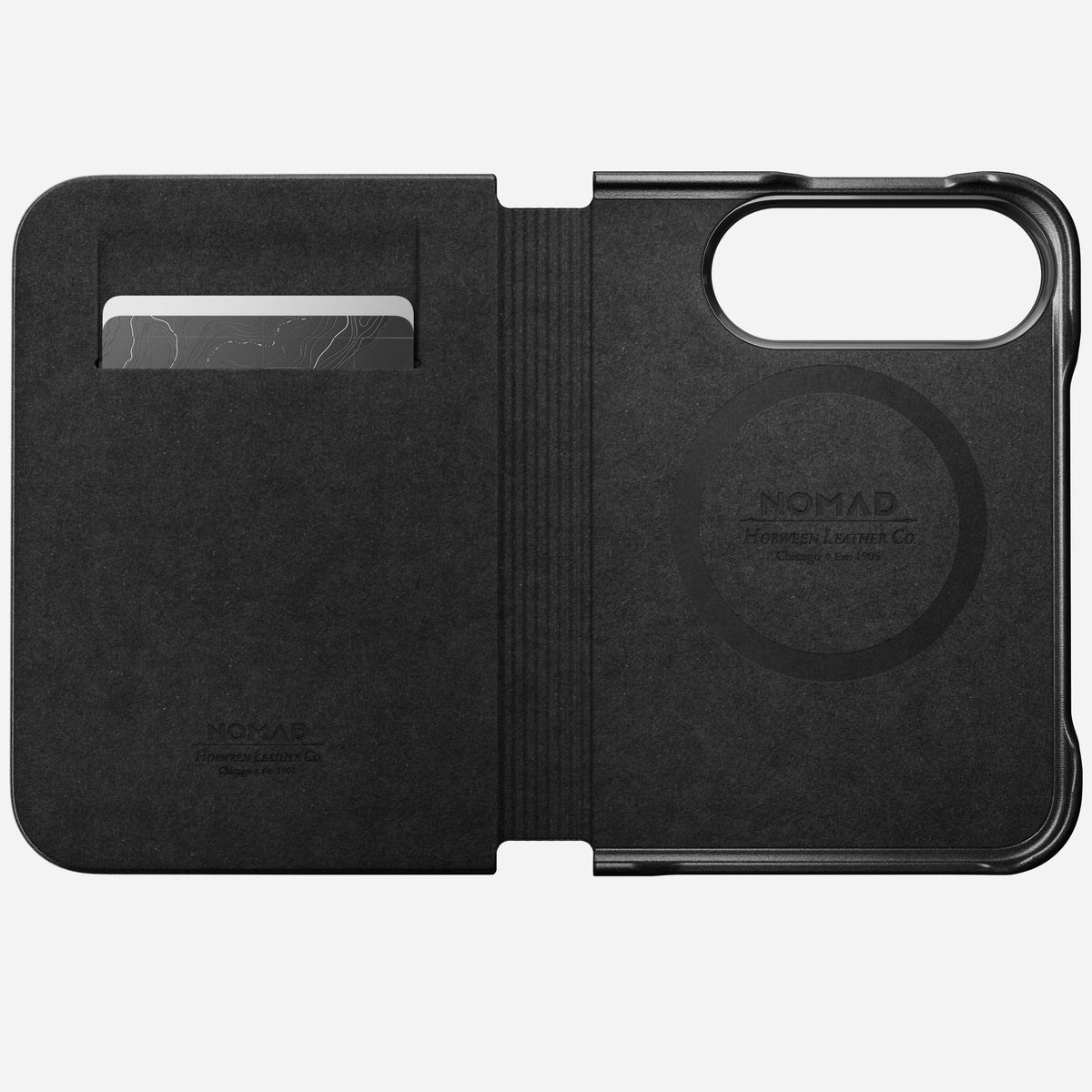 Traditional Horween Leather Folio for iPhone Duo