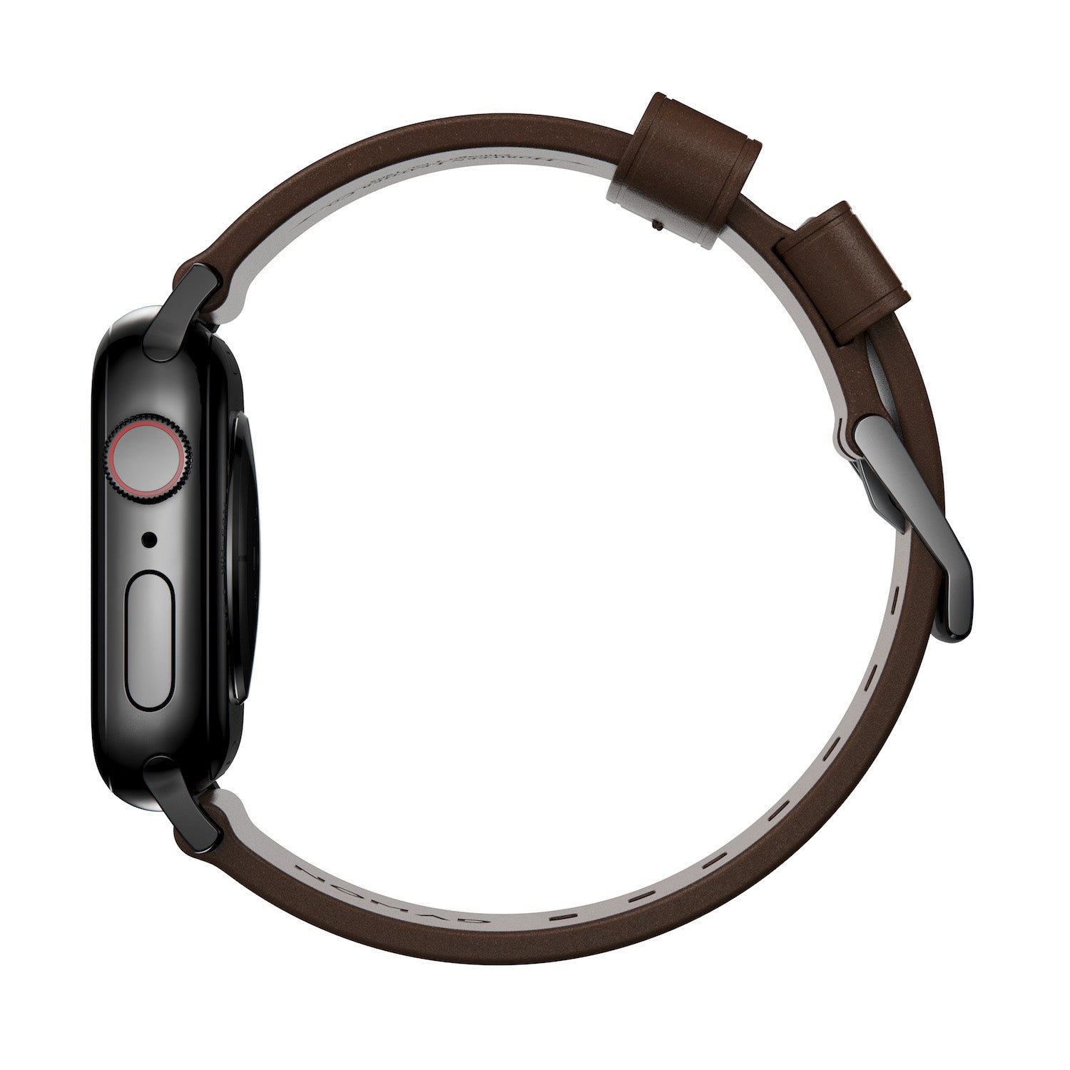 Horween Band for Apple Watch 38/40/41/42mm - Rustic Brown w/ Black Hardware