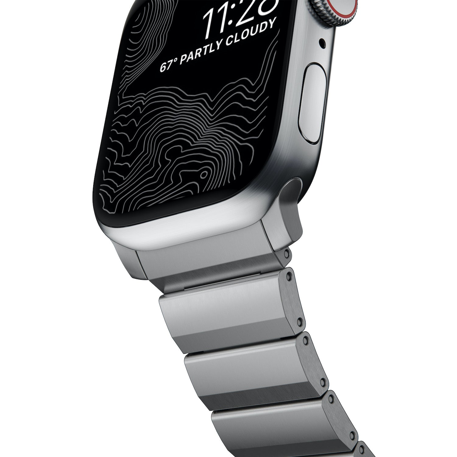 Titanium Band 38/40/41/42mm - Silver hardware