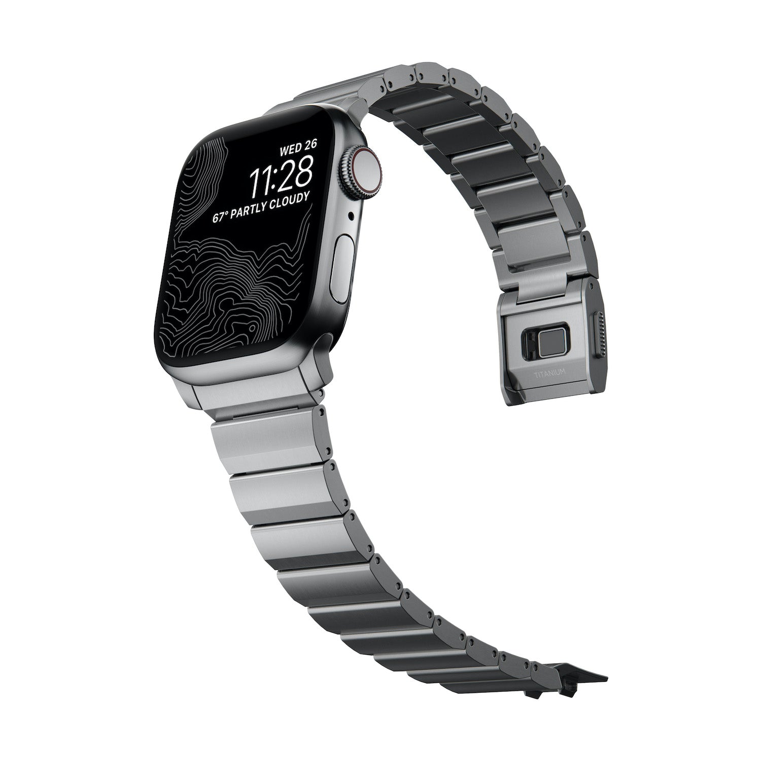 Titanium Band 38/40/41/42mm - Silver hardware