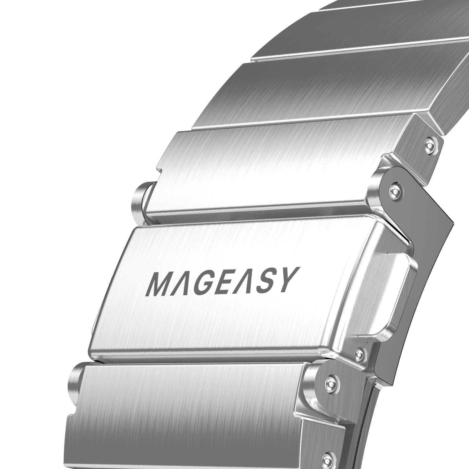 MagEasy Maestro Stainless Steel Band - Apple Watch 42/44/45/49mm - Silver