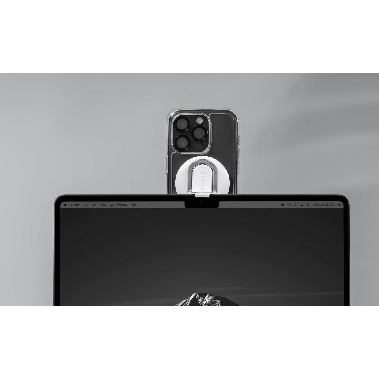 MagLink iPhone/MacBook Mount with MagSafe - White