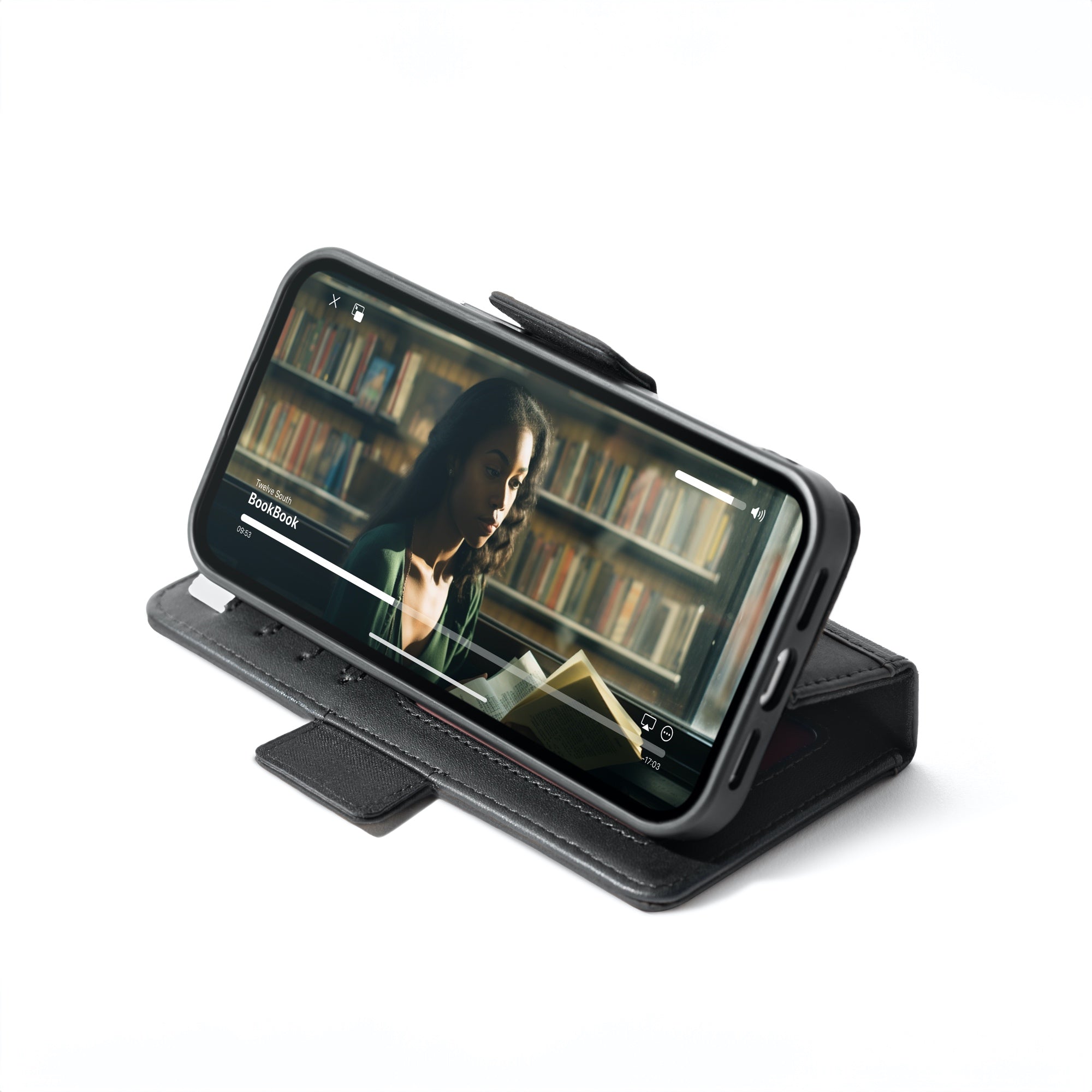 BookBook for iPhone 15 Pro - Black