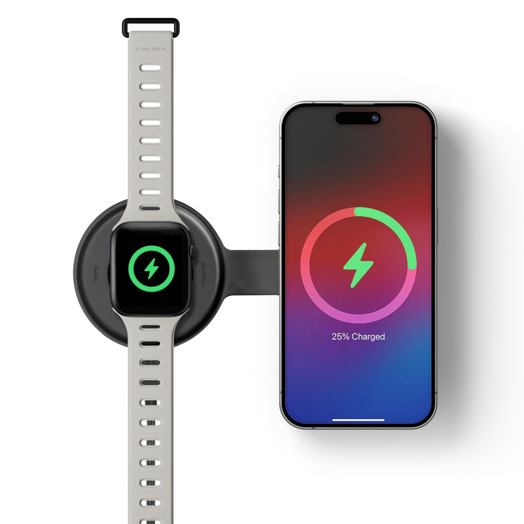 Voyage 2-in-1 Magnetic Wireless Travel Charger