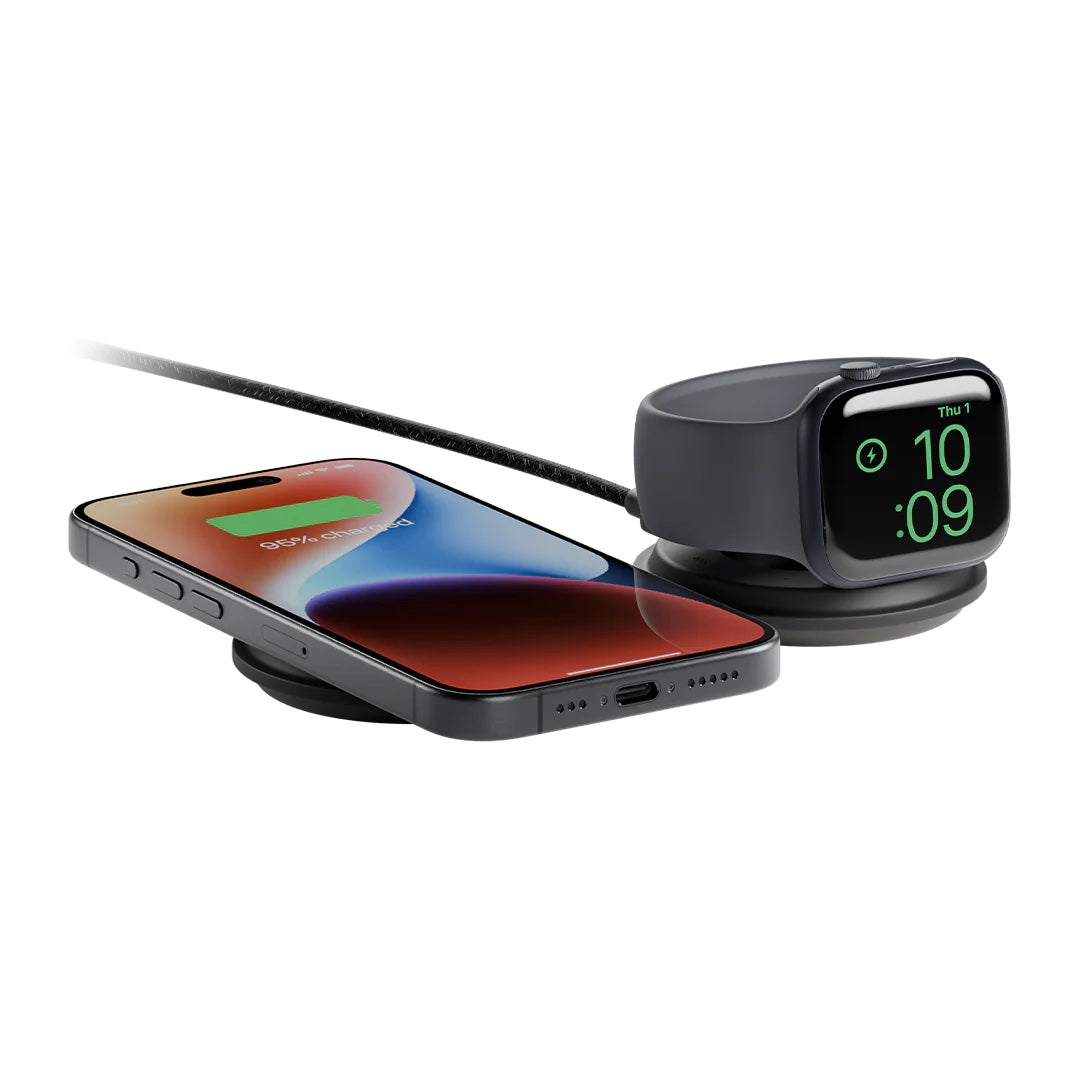 Voyage 2-in-1 Magnetic Wireless Travel Charger