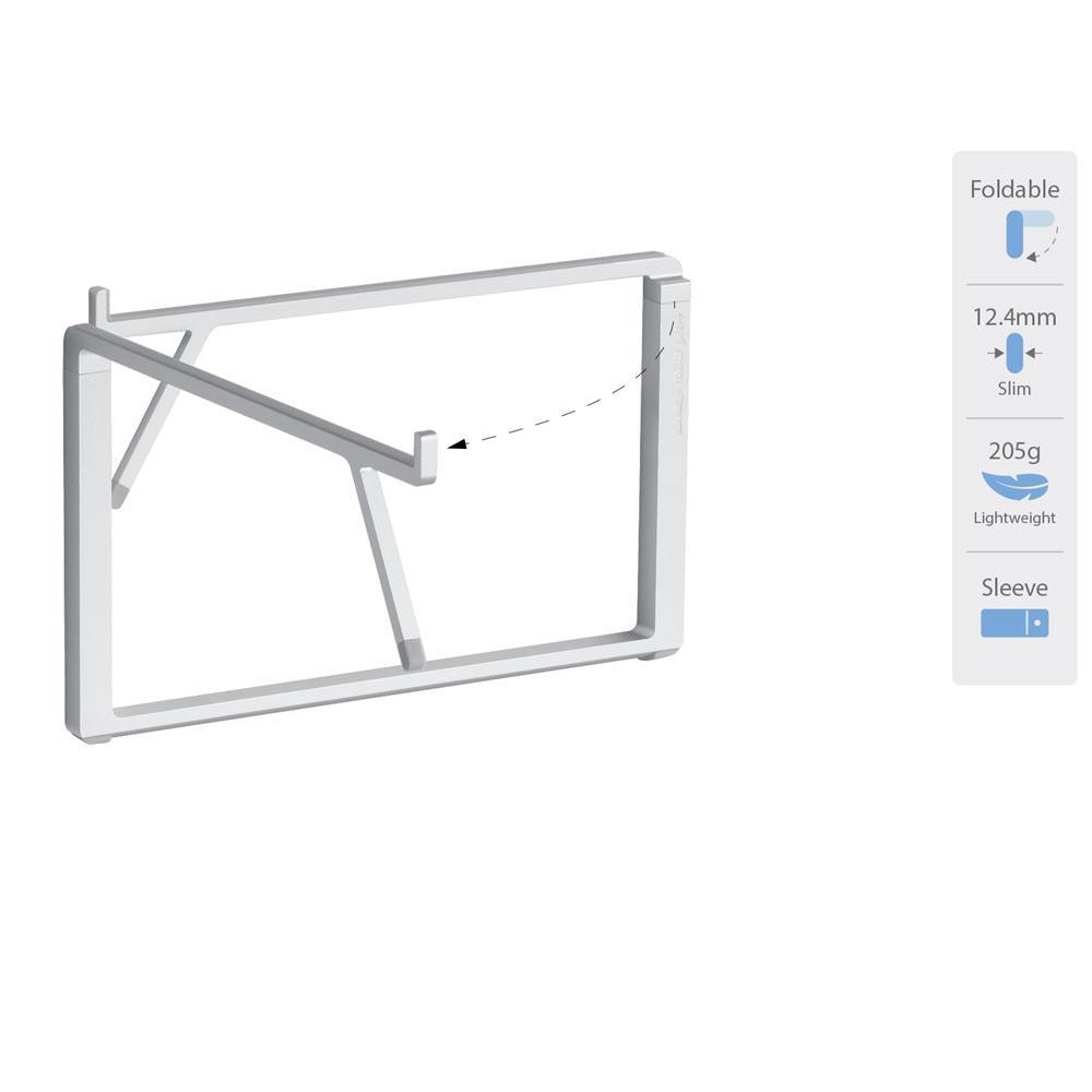 mBar Pro+ Foldable Laptop Stand - Silver