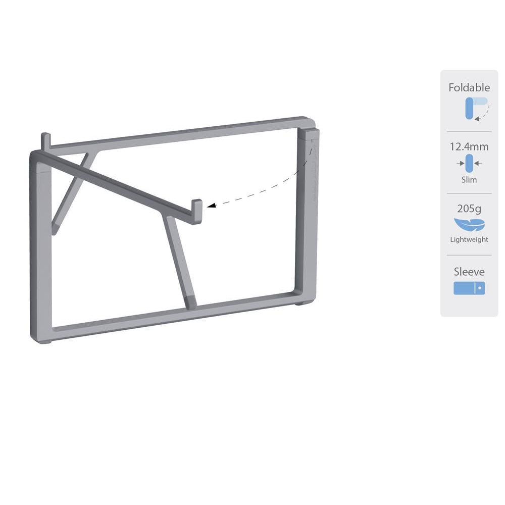 mBar Pro+ Foldable Laptop Stand - Space Grey