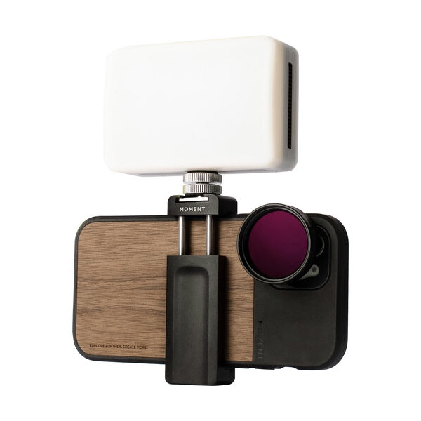 Tripod Phone Clamp with Cold Shoe Mount