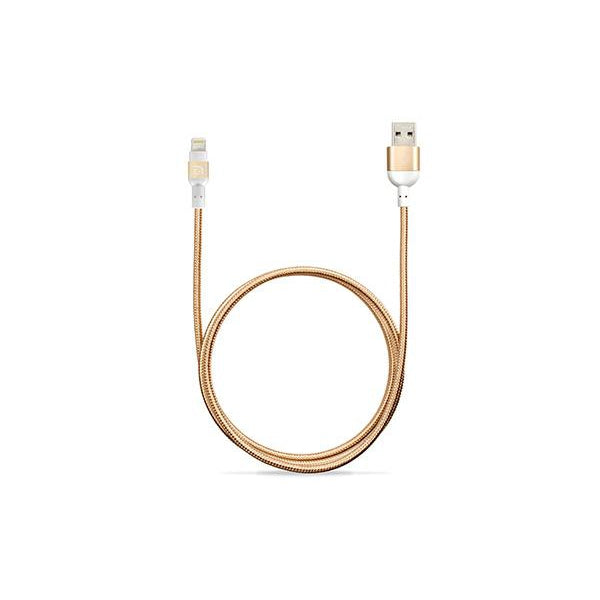 PeAk 120B Braided Lightning Cable 120 cm - Gold