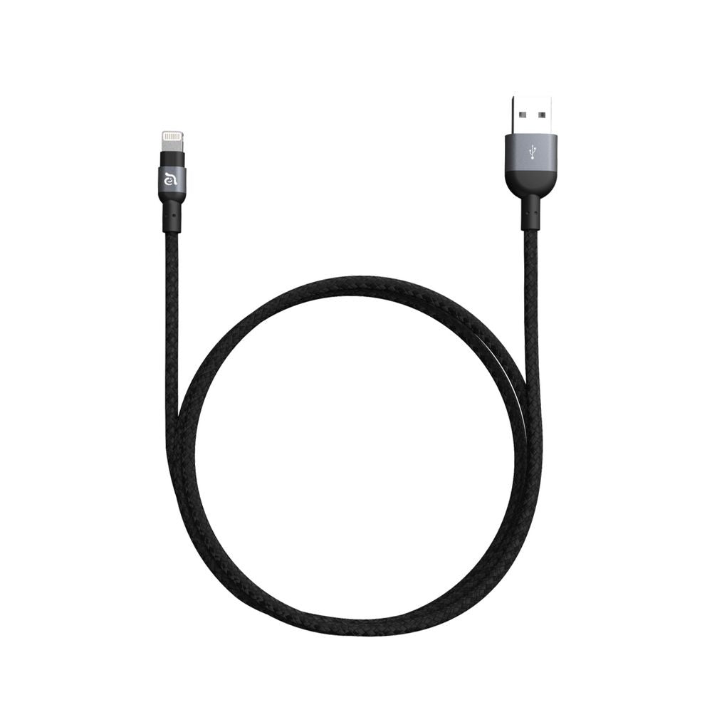 PeAk 120B Braided Lightning Cable - 120 cm - Grey