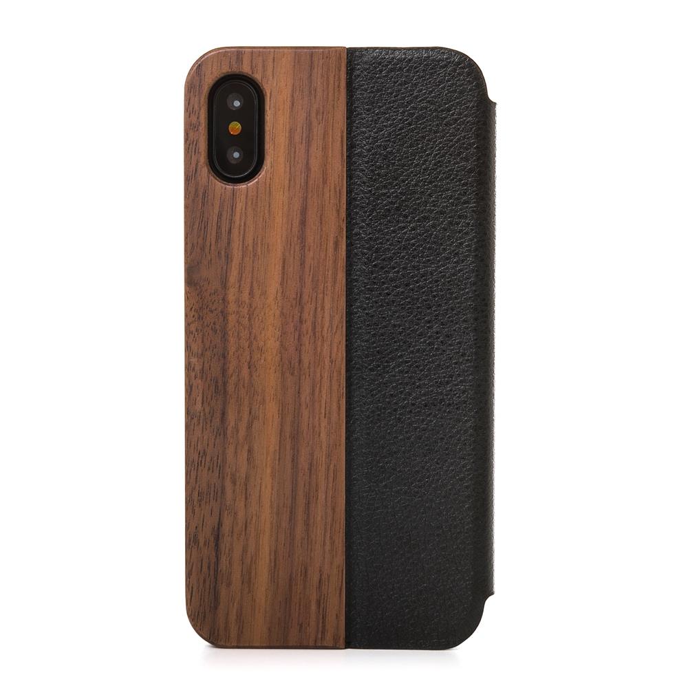 EcoFlip - iPhone X/XS - Walnut
