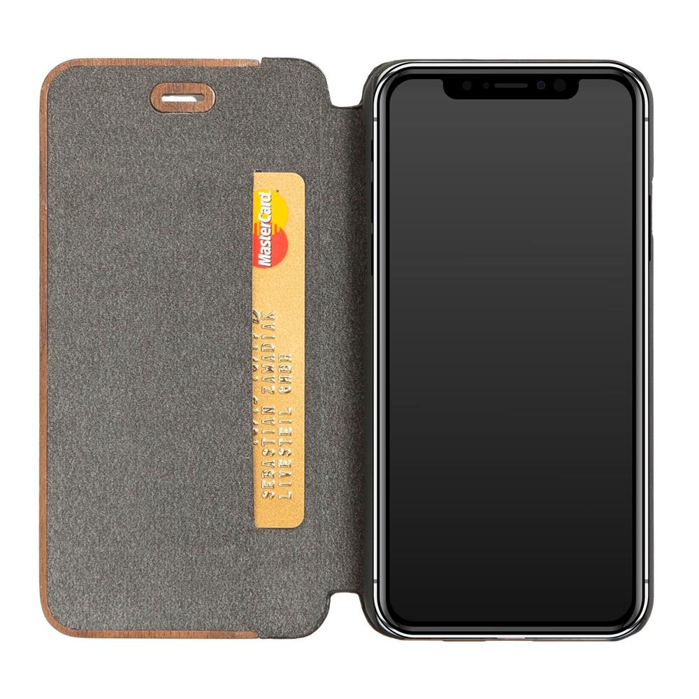 EcoFlip - iPhone X/XS - Walnut