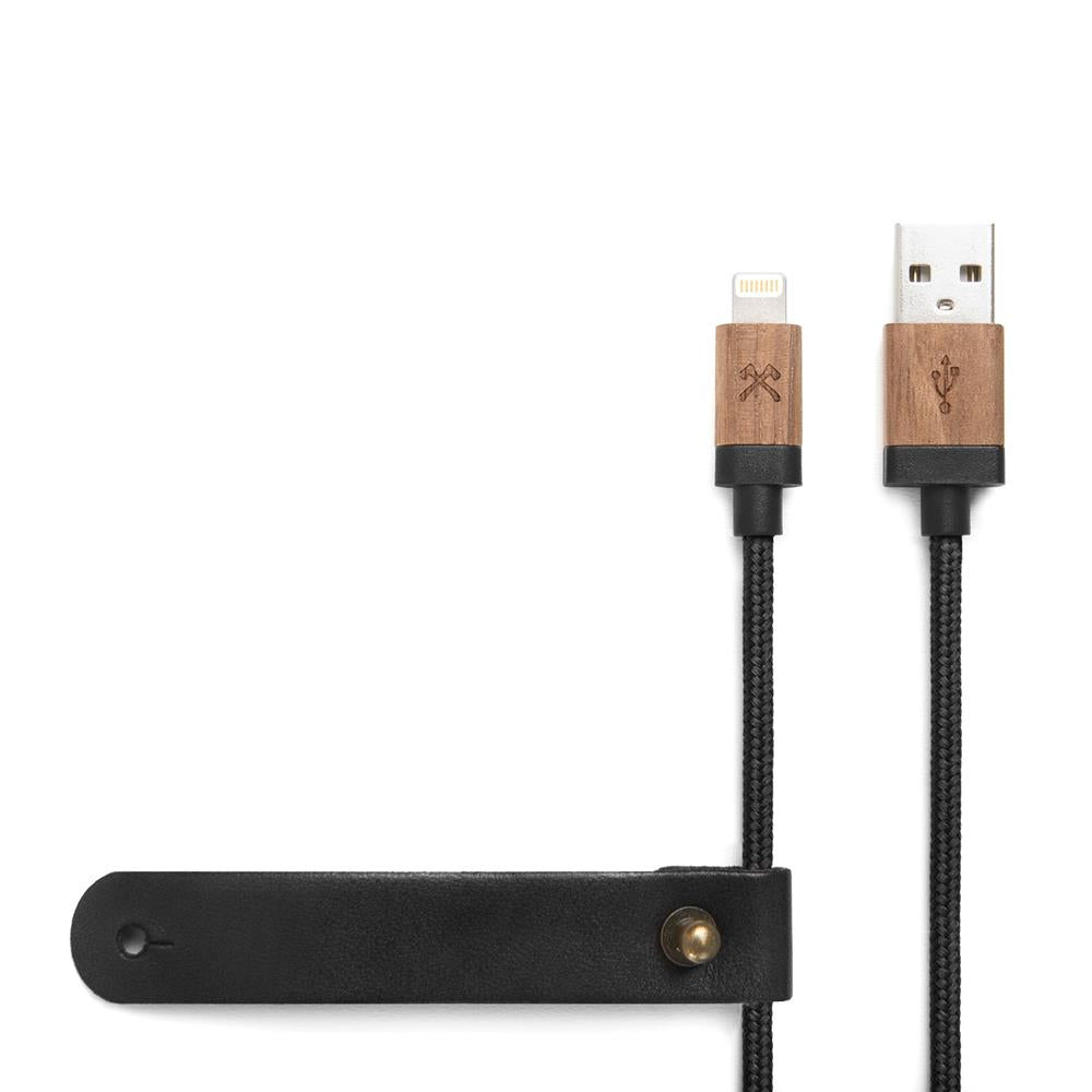 EcoCable - Walnut Black Nylon