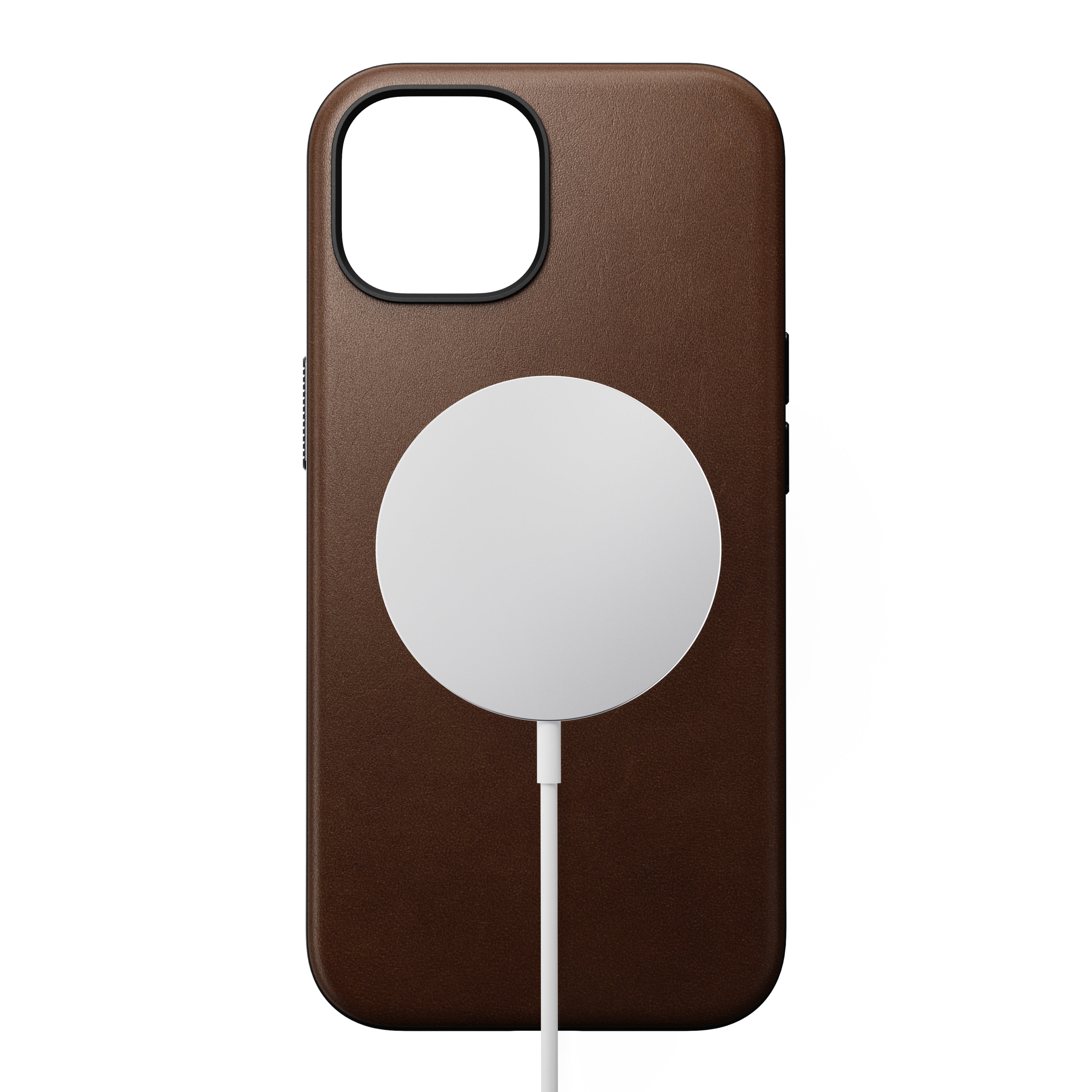 Modern Leather Case for iPhone 15 Series