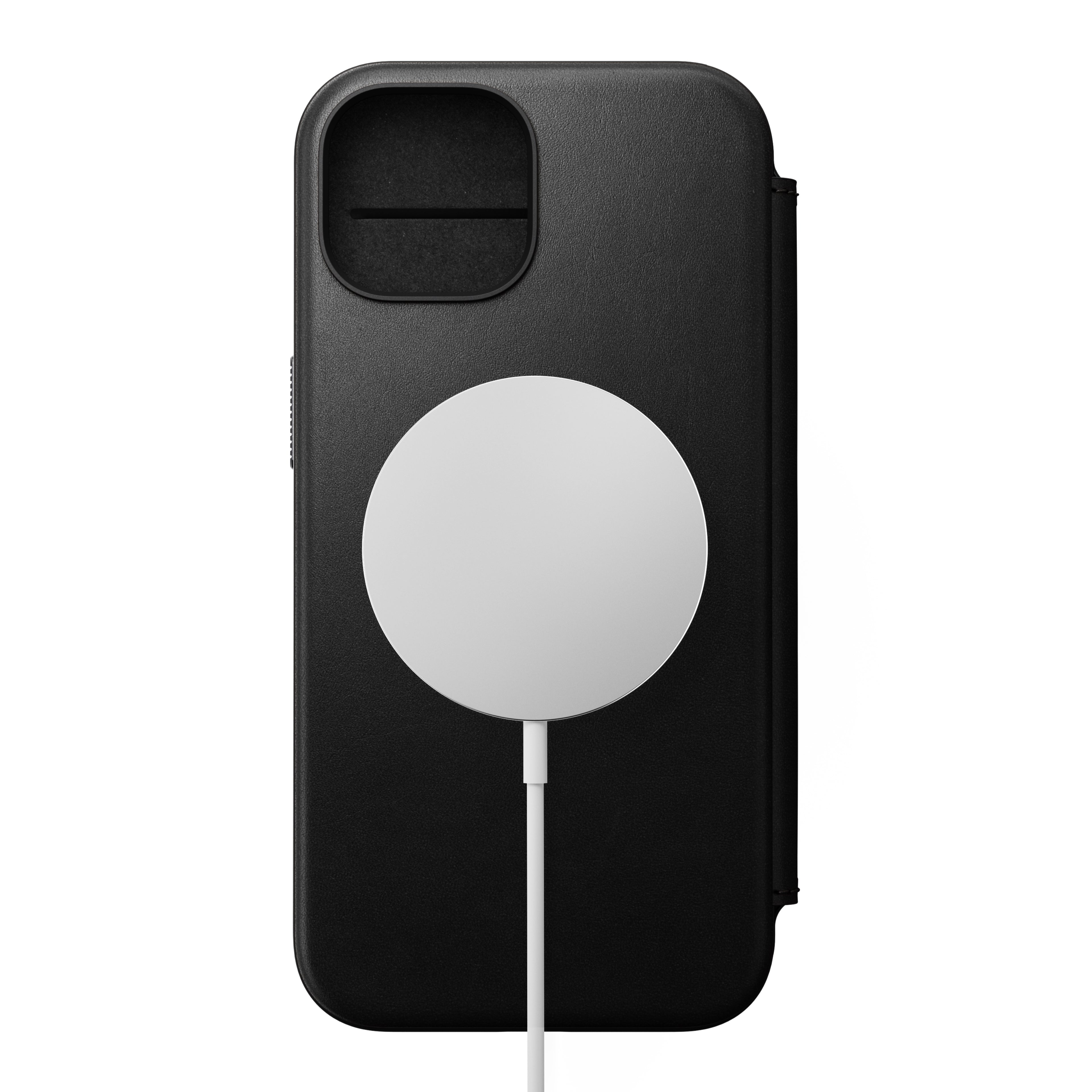 Modern Leather Folio for iPhone 15 Series