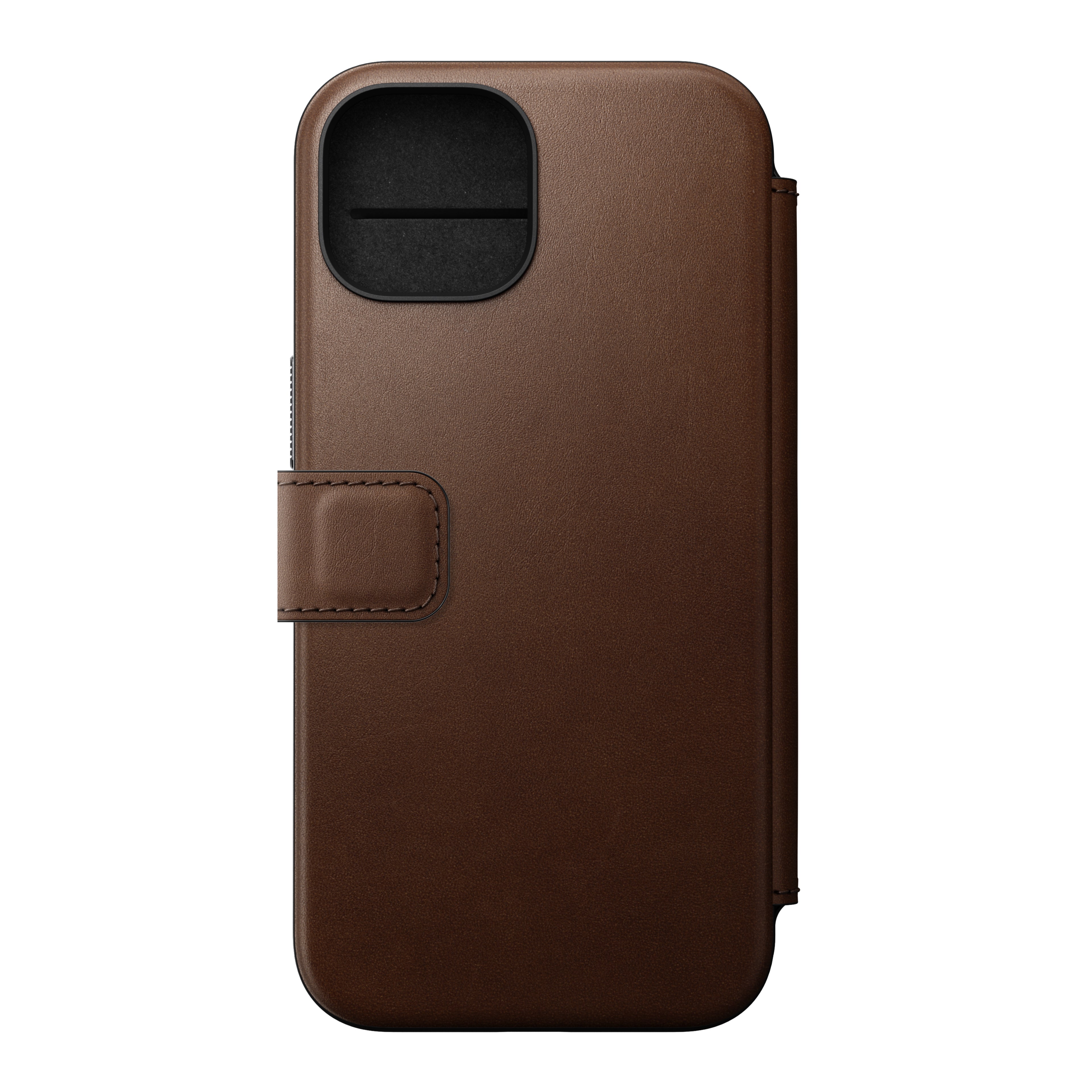 Modern Leather Folio for iPhone 15 Series