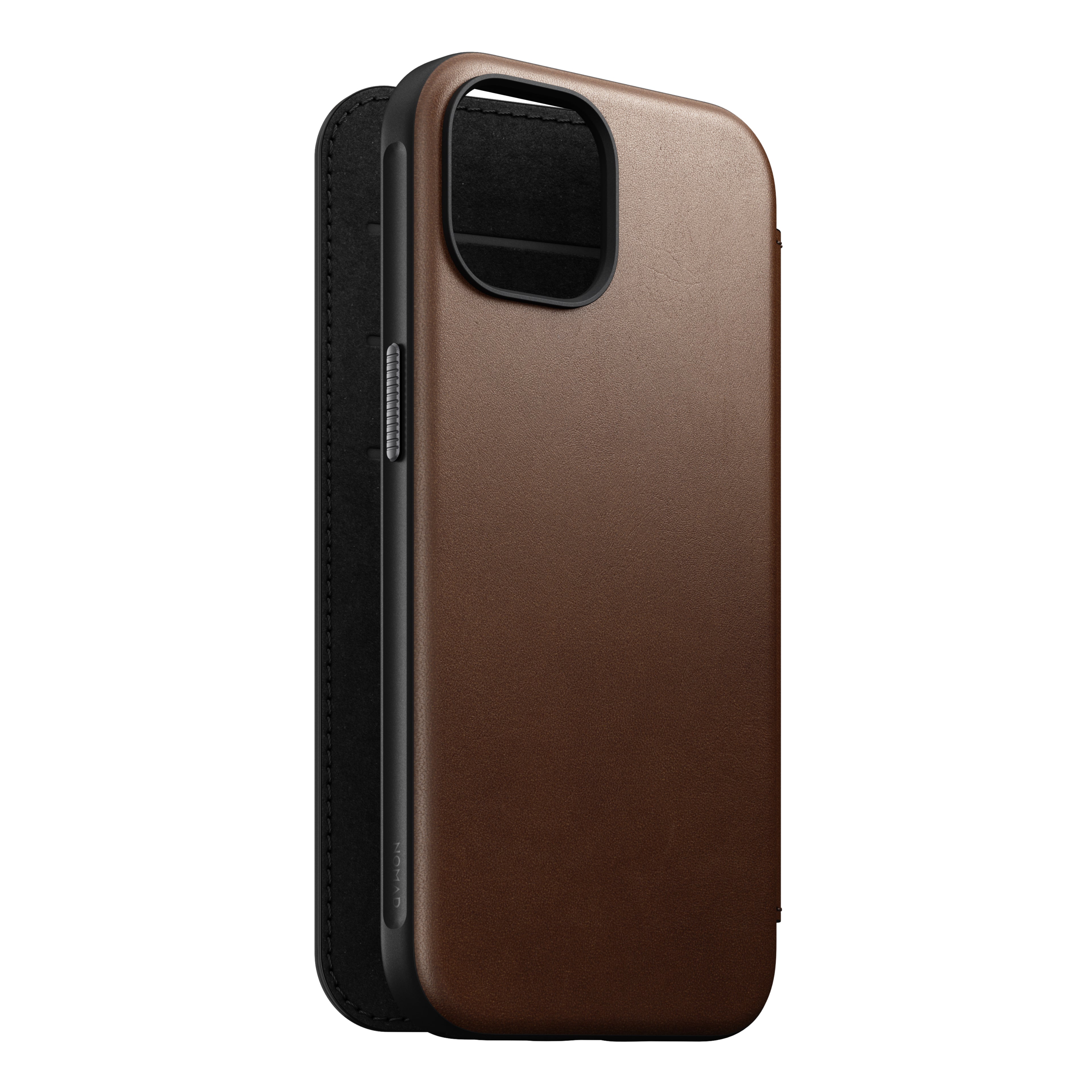 Modern Leather Folio for iPhone 15 Series