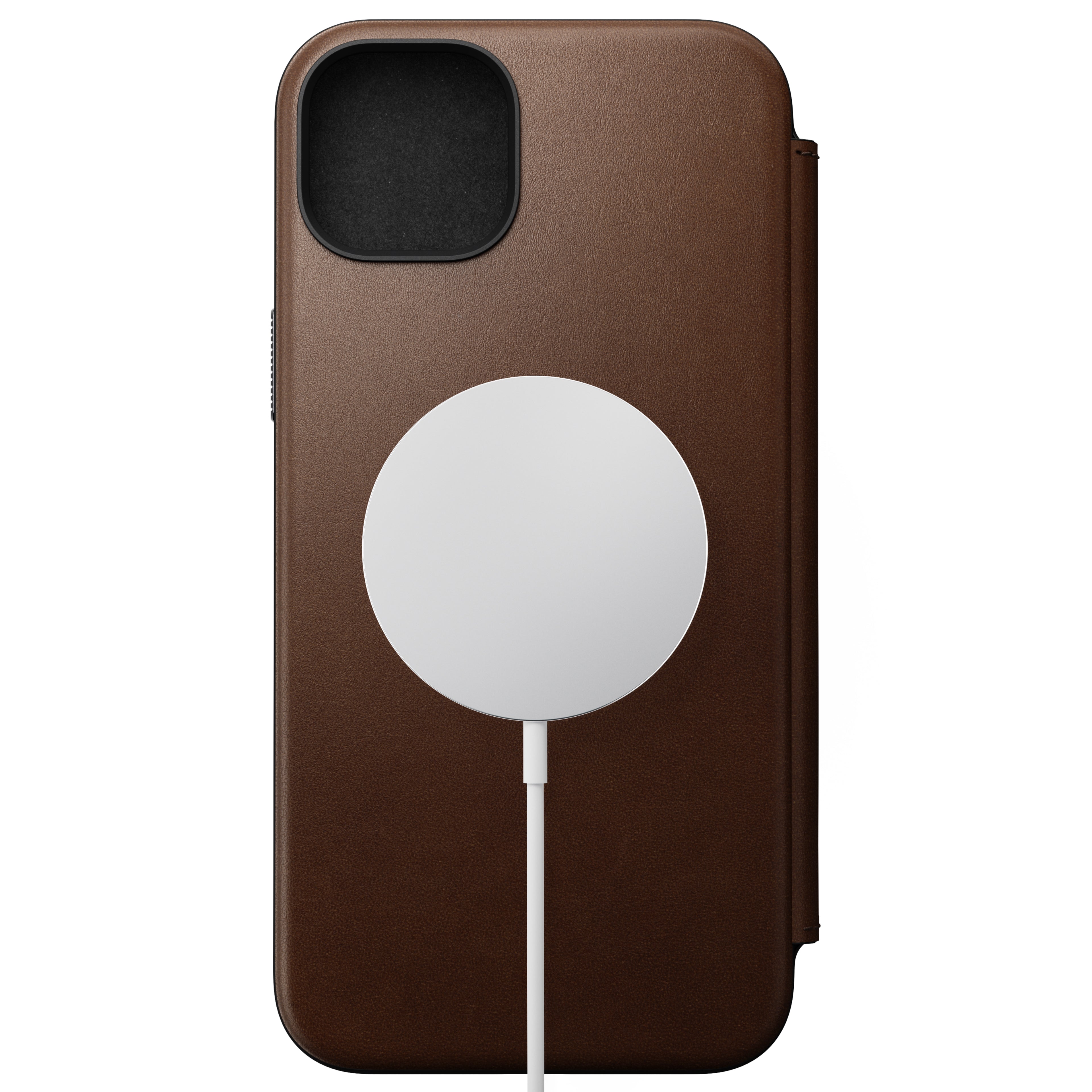 Modern Leather Folio for iPhone 15 Series