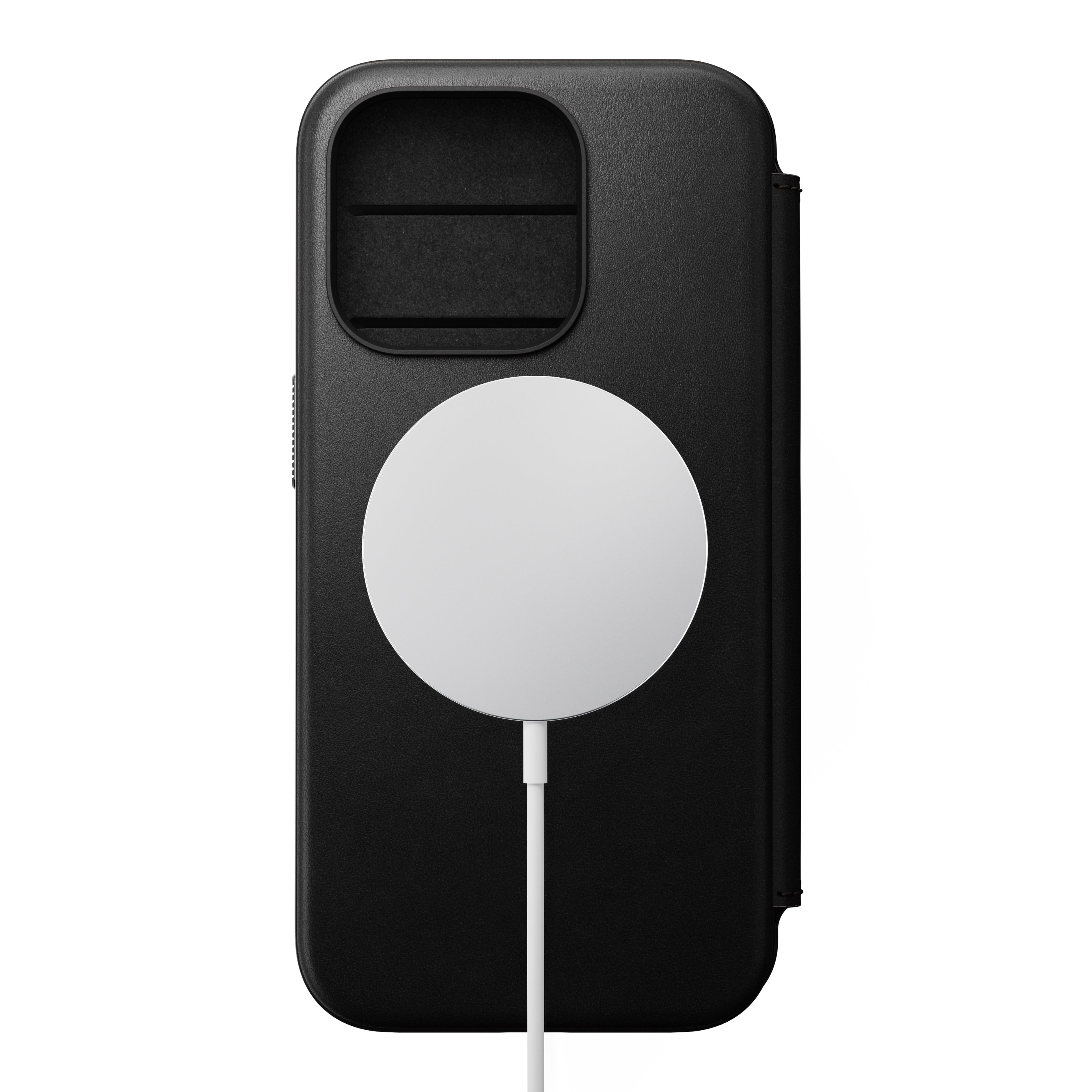 Modern Leather Folio for iPhone 15 Series
