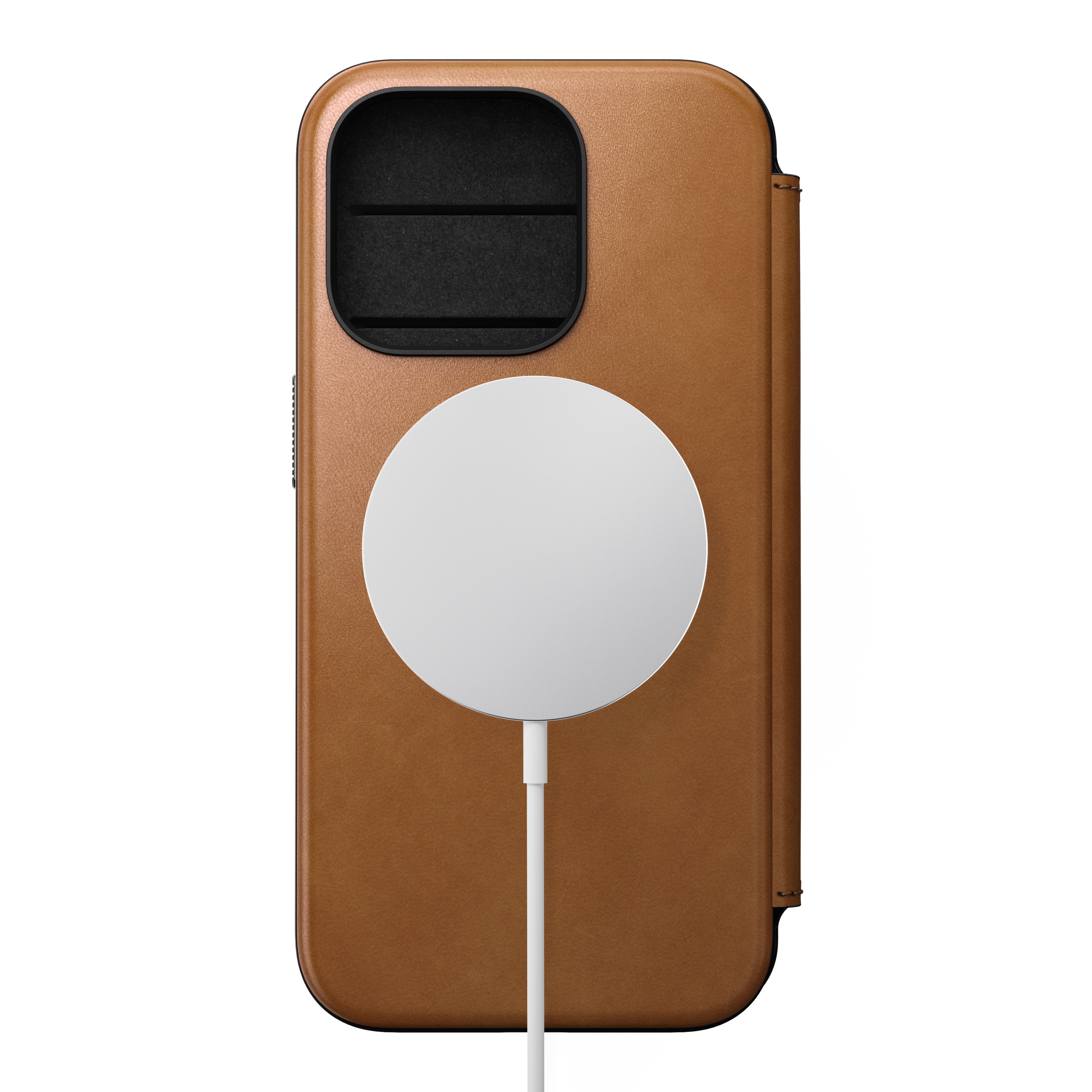 Modern Leather Folio for iPhone 15 Series