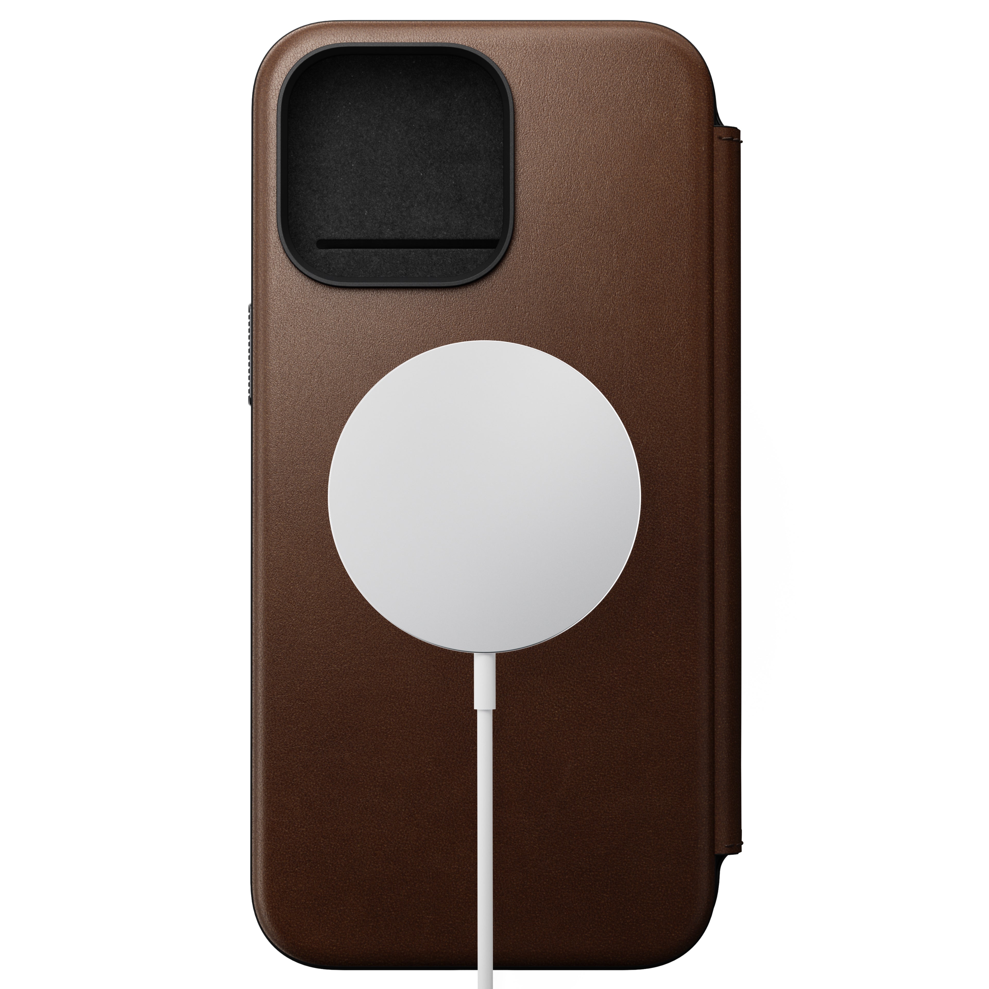 Modern Leather Folio for iPhone 15 Series