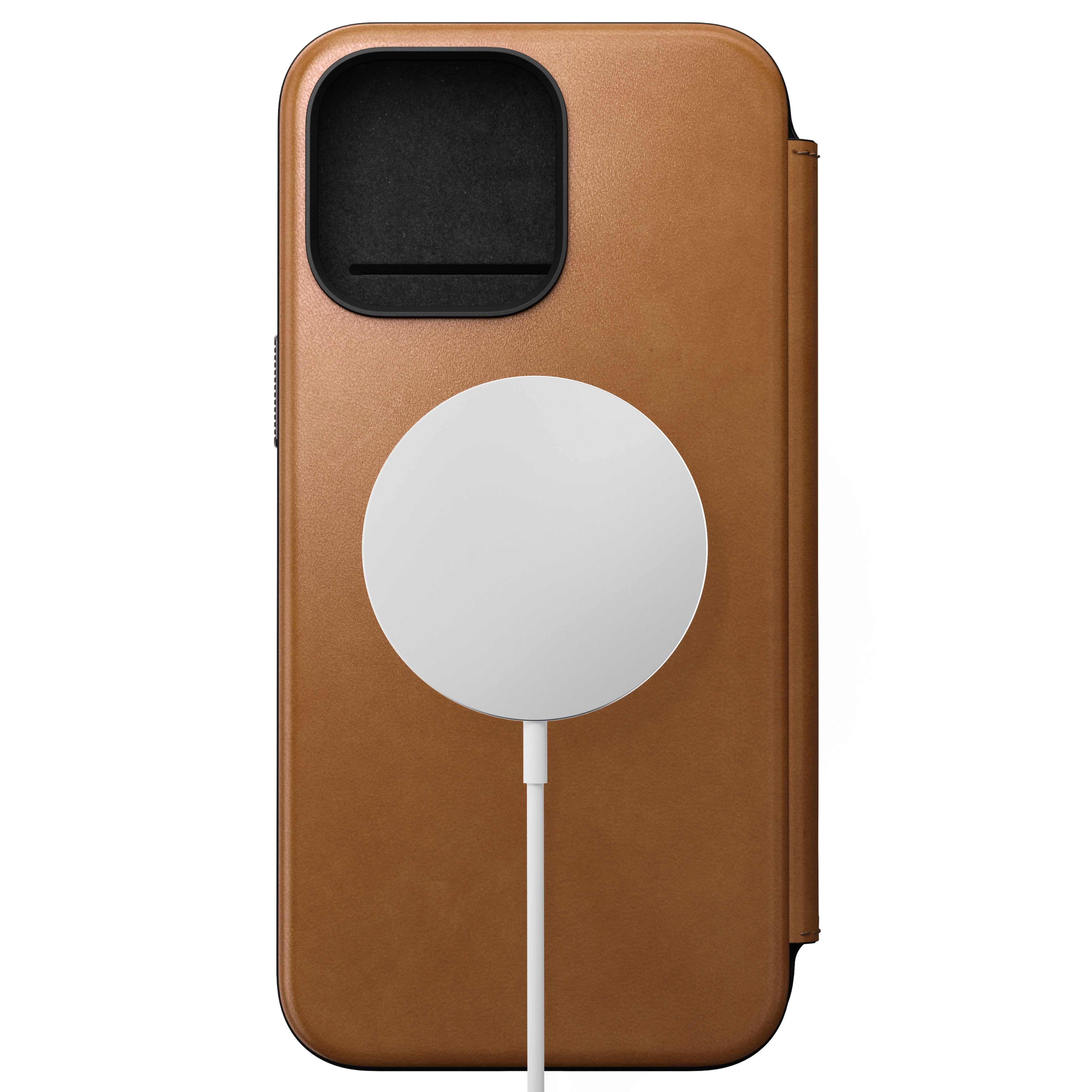 Modern Leather Folio for iPhone 15 Series