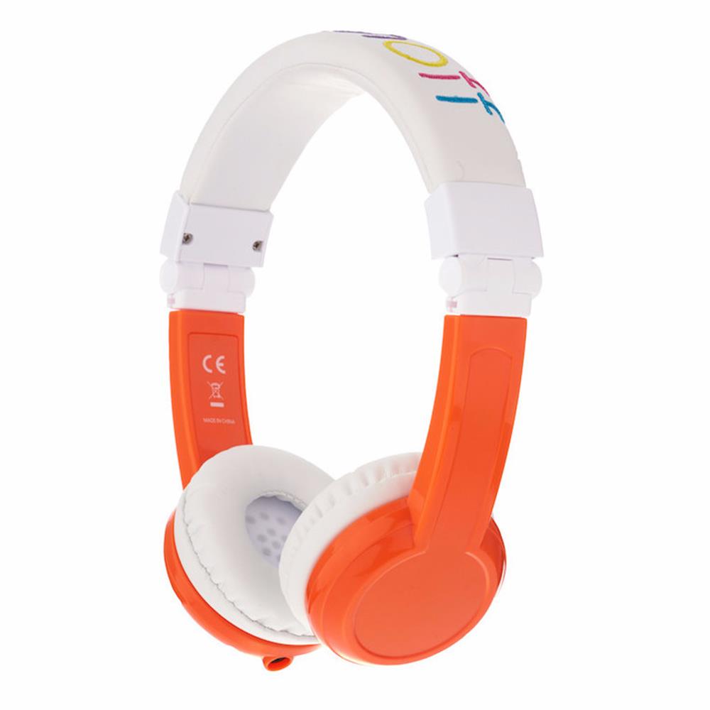 BuddyPhones Explore Foldable with Mic Orange