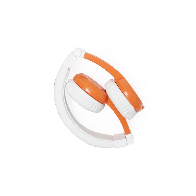 BuddyPhones Explore Foldable with Mic Orange