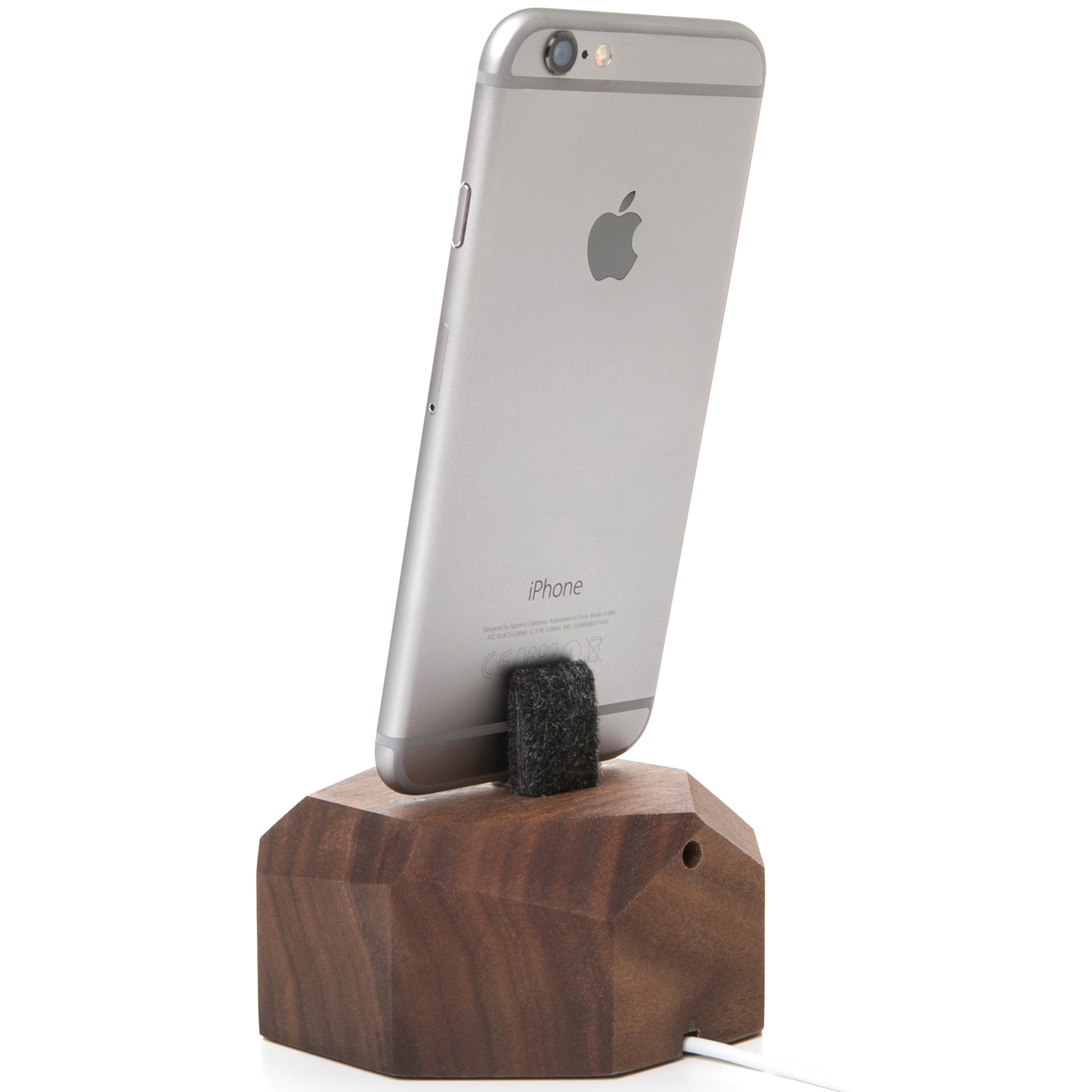EcoDock - iPhone Dock - Walnut