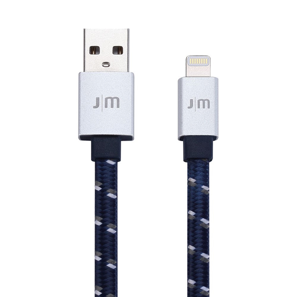 AluCable Flat - Silver/Blue - 1.2m