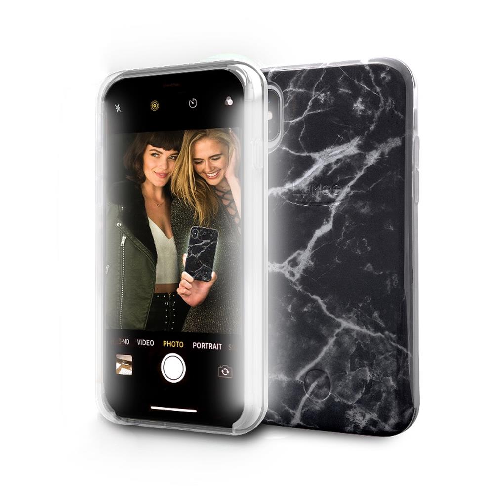 Selfie for iPhone X/XS - Black Marble
