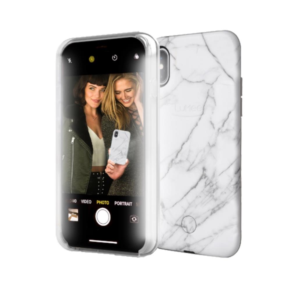 Selfie for iPhone X/XS - White Marble