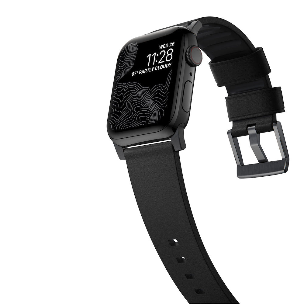 Active Strap Pro - Apple Watch 44/45/49mm - Black - Black Hardware