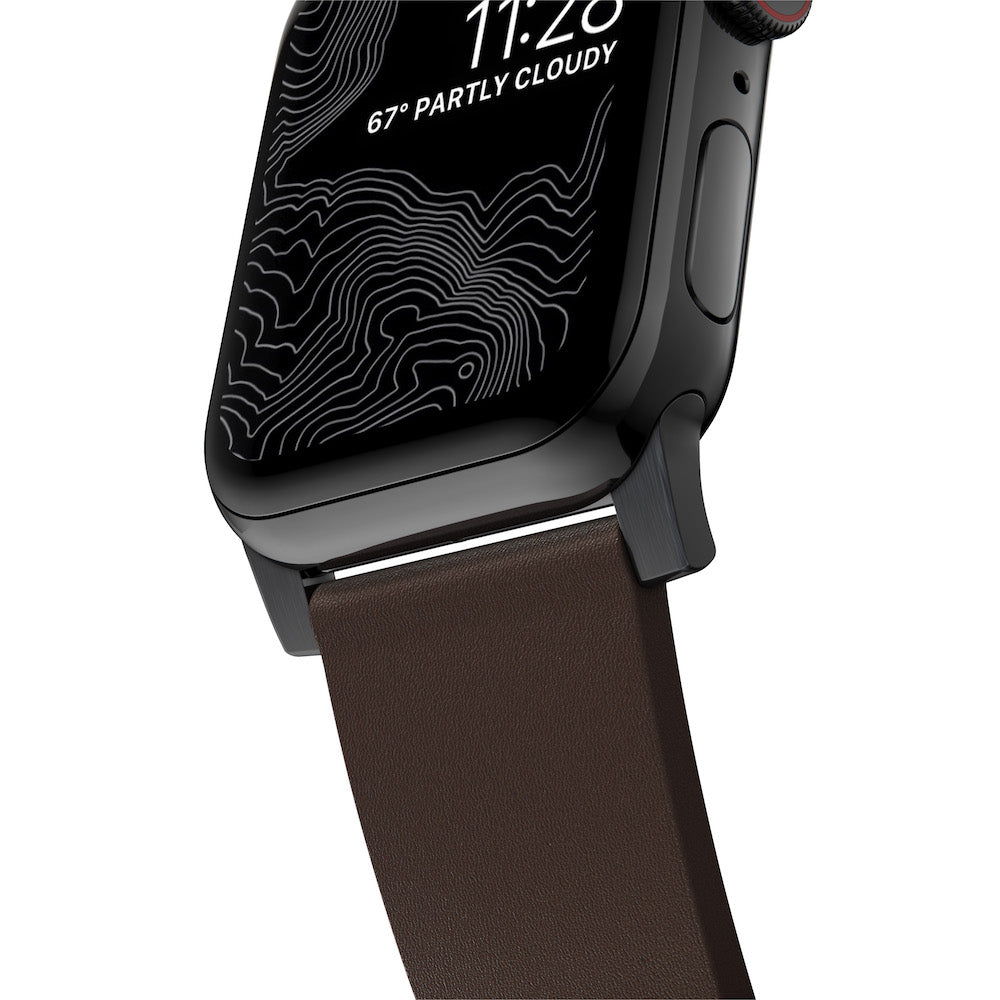 Active Strap Pro - Apple Watch 44/45/49mm - Brown - Black Hardware